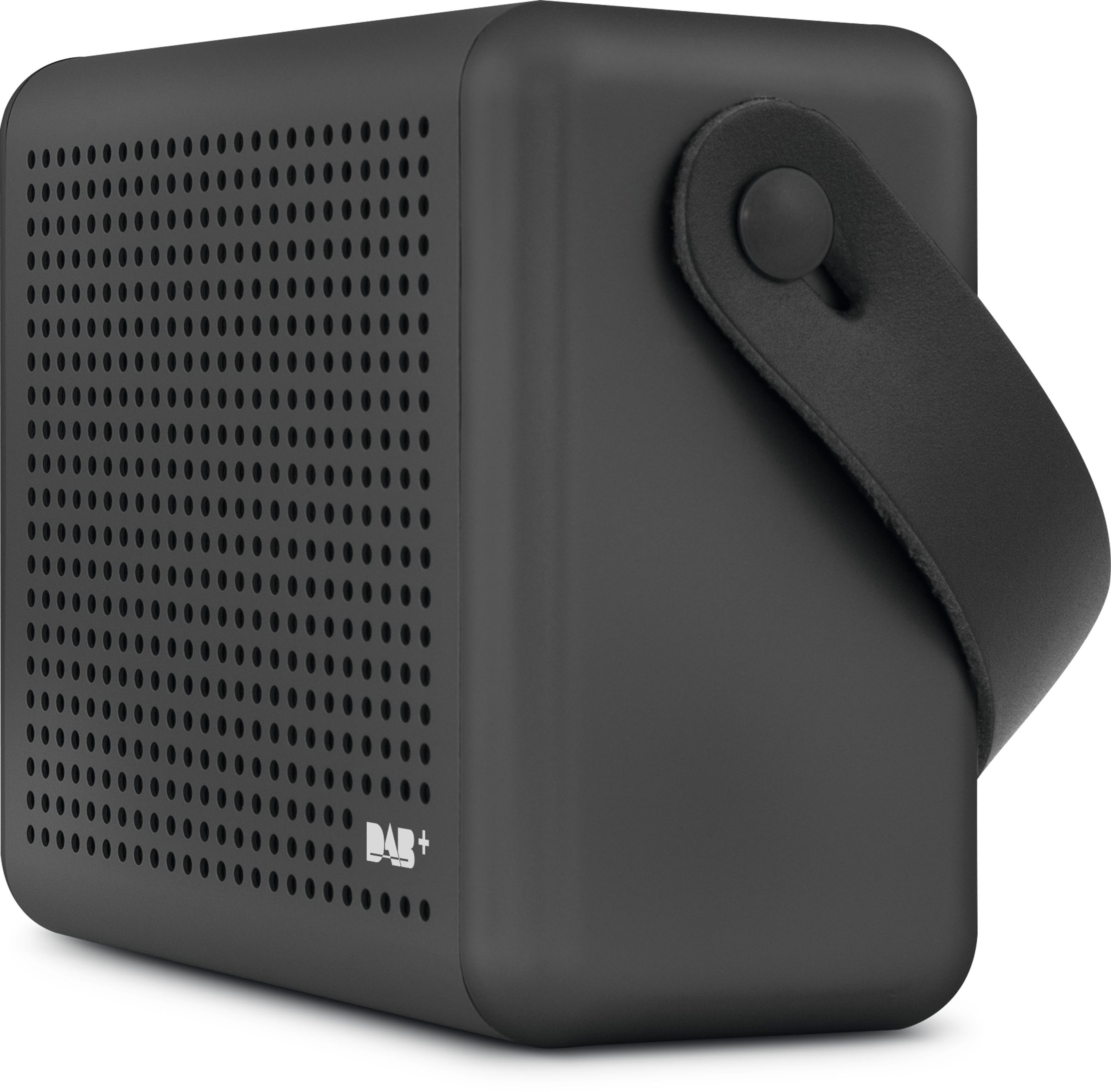 Nordmende Transita 110 | Portables DAB+ Digitalradio, Tragegriff, Akku | wei&szlig; anthrazit 