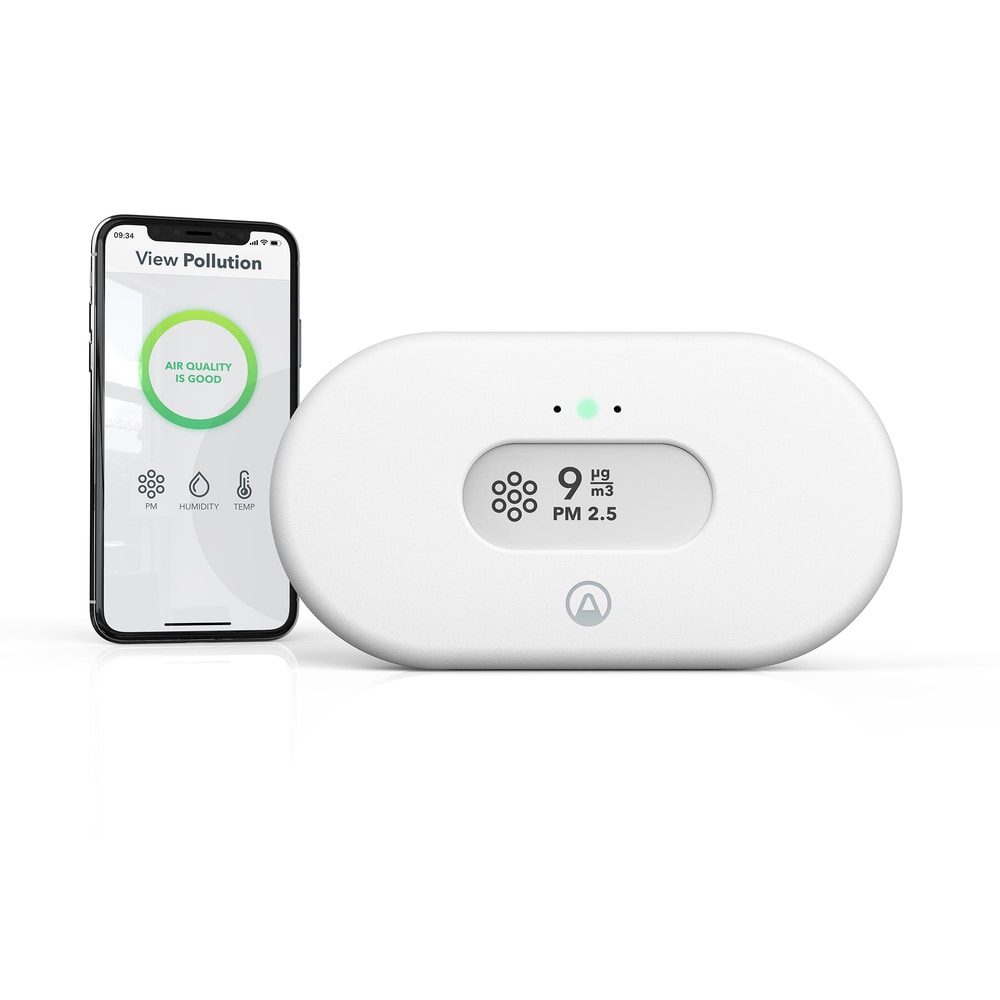 AirthingsView Pollution Airthings Luftg&uuml;temonitor , Feinstaub-Messger&auml;t PM2.5 