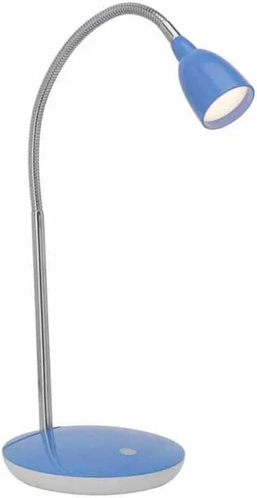 Brilliant Anthony LED Tischleuchte Blau/Eisen warmwei&szlig; 