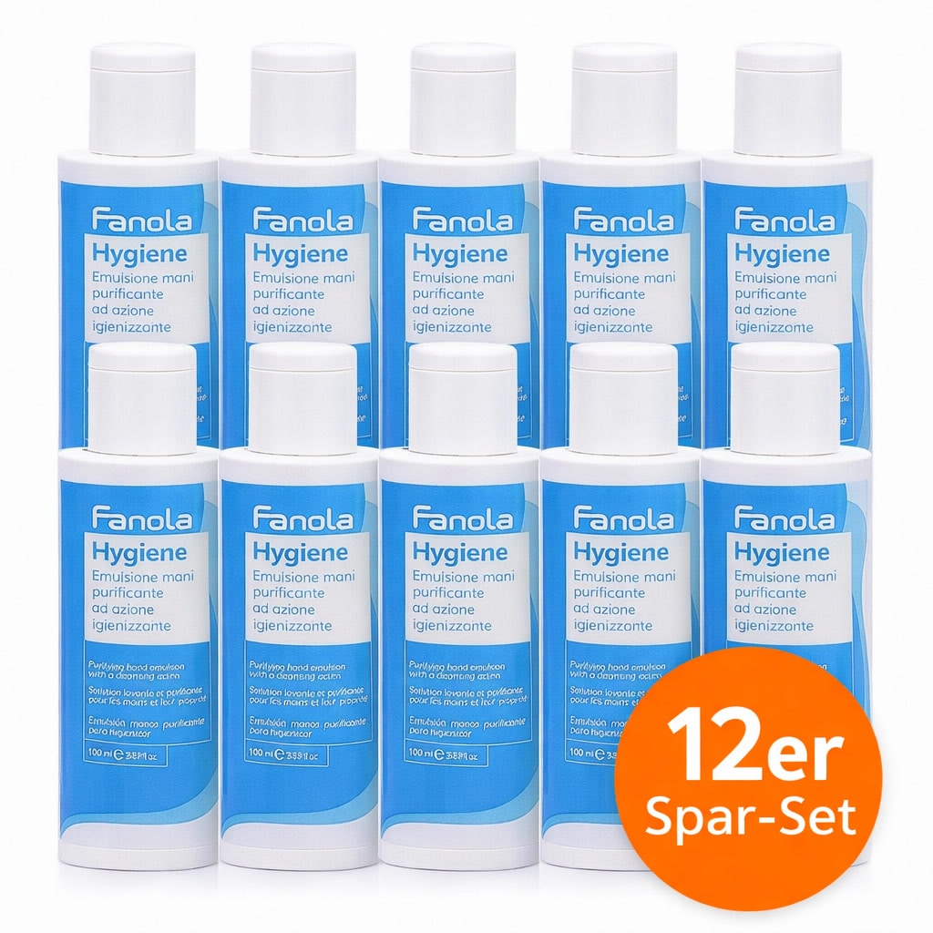 Fanola Hygiene Hand Emulsion 12er Sparset 100 ml 