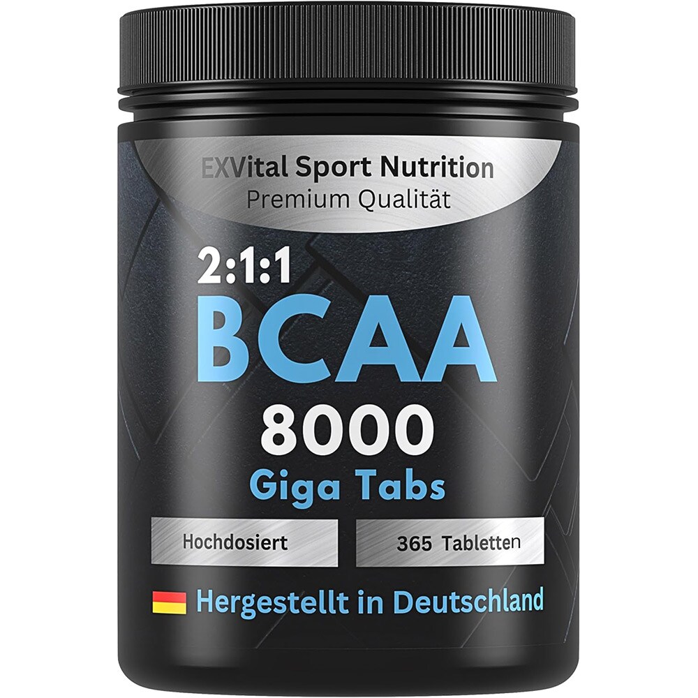 ® BCAA 8000 Giga Tabs, Amino Komplex, 365 Tabletten