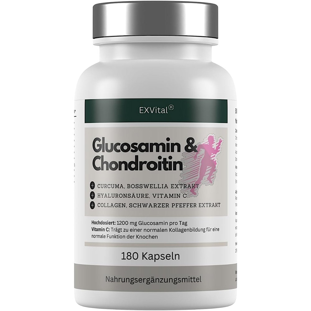 EXVital&reg; Glucosamin Chondroitin Komplex Kapseln, 180 Kapseln 