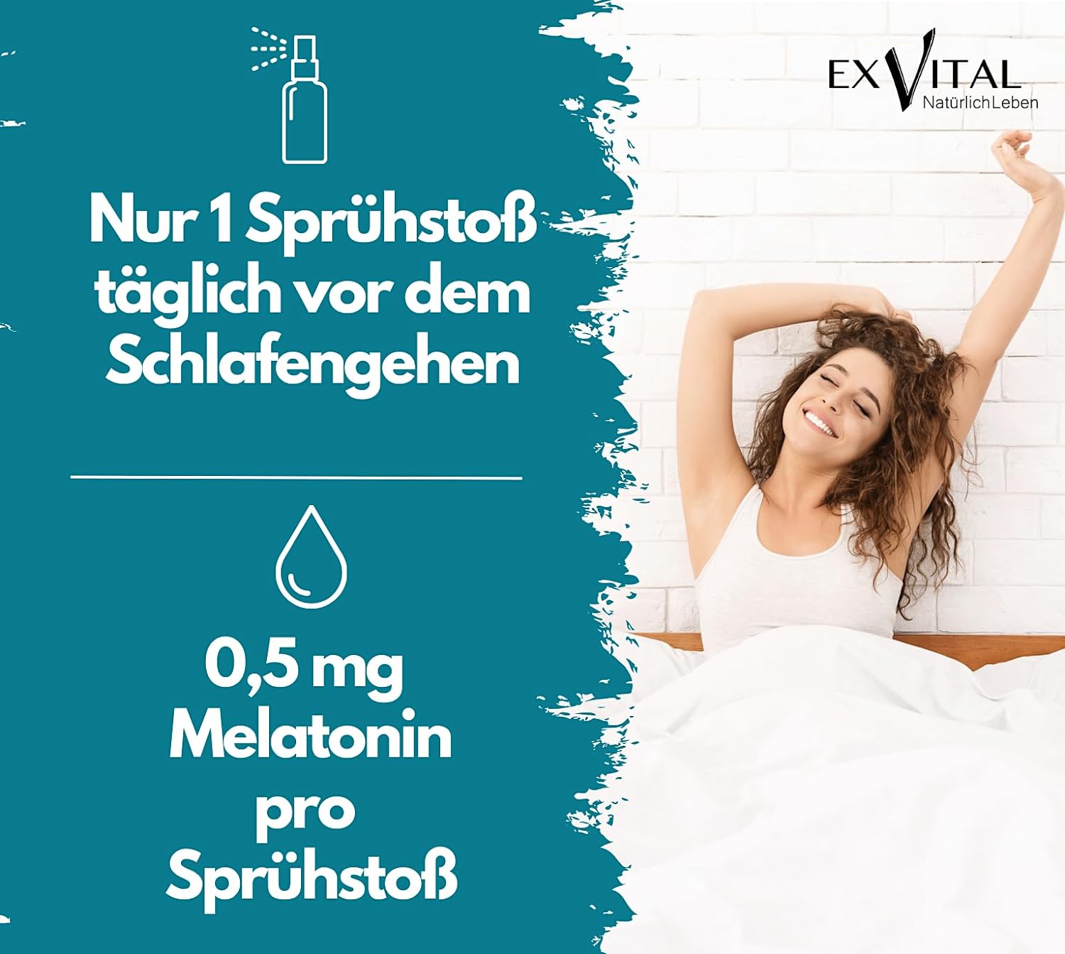 EXVital&reg; Melatonin Schlafspray mit Lavendel, 30 ml 