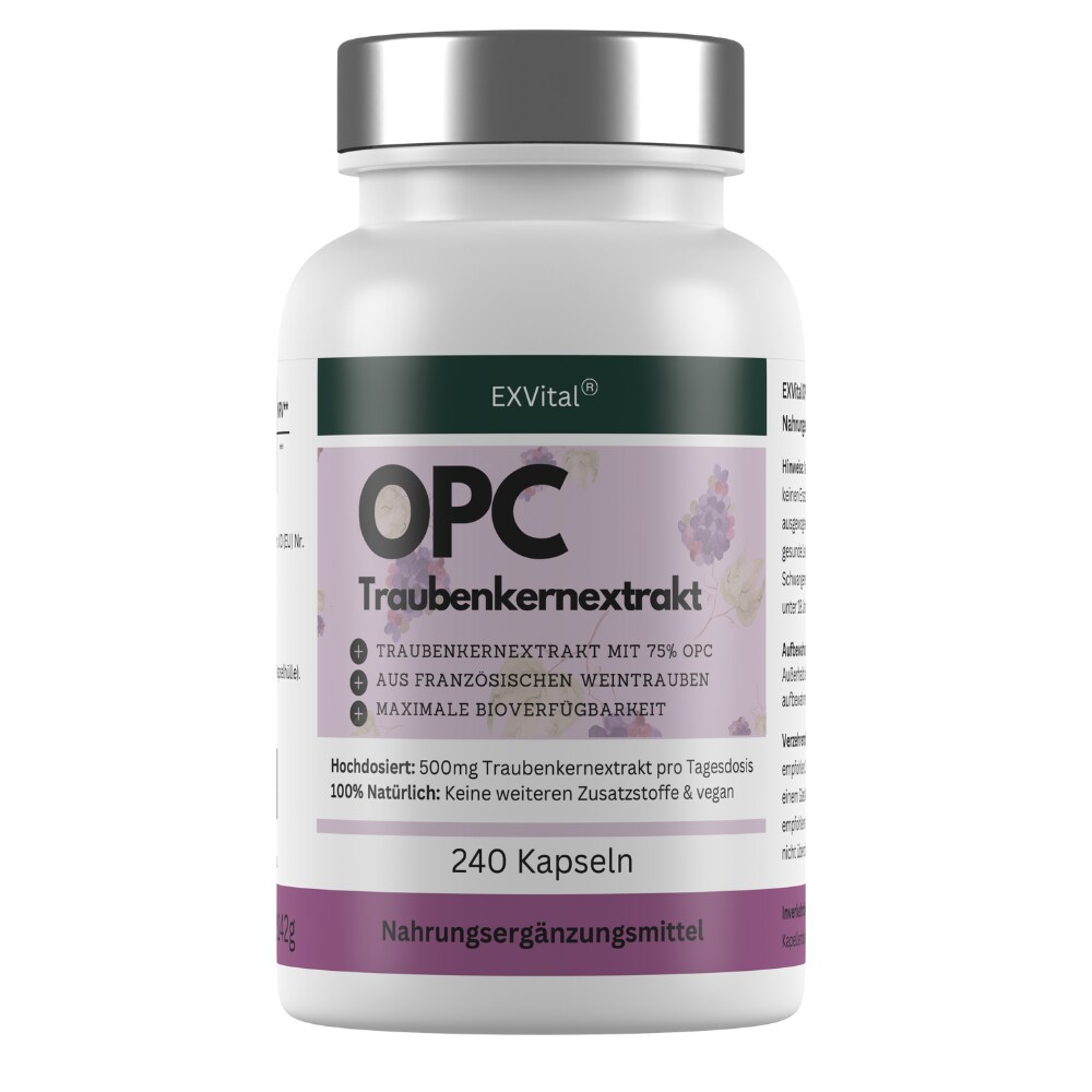 ® OPC Traubenkernextrakt Kapseln, hochdosiert, 240 Kapseln