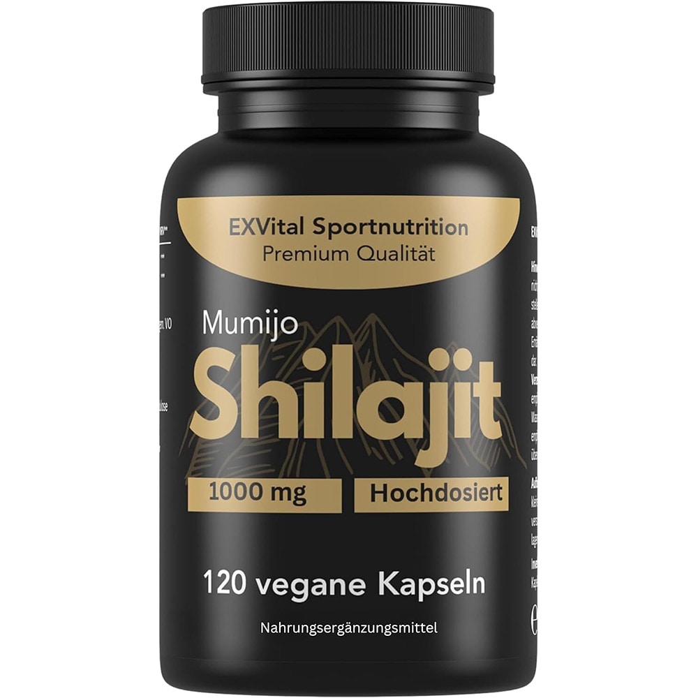EXVital&reg; Mumijo Shilajit Kapseln, hochdosiert, 120 Kapseln 