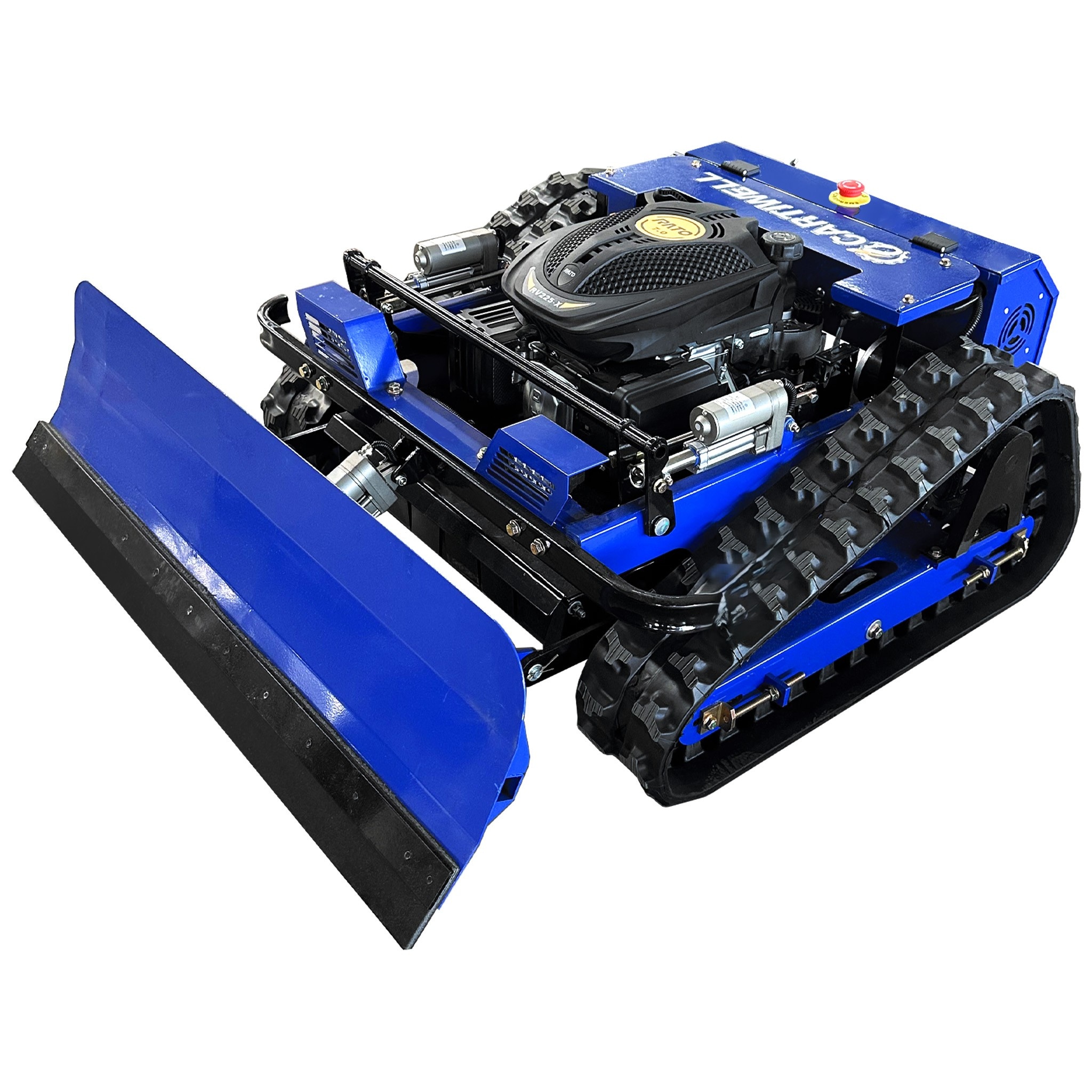 Ferngesteuerter Motor-Rasenm&auml;her CW-500 B&ouml;schungsm&auml;her mit Schneepflug 