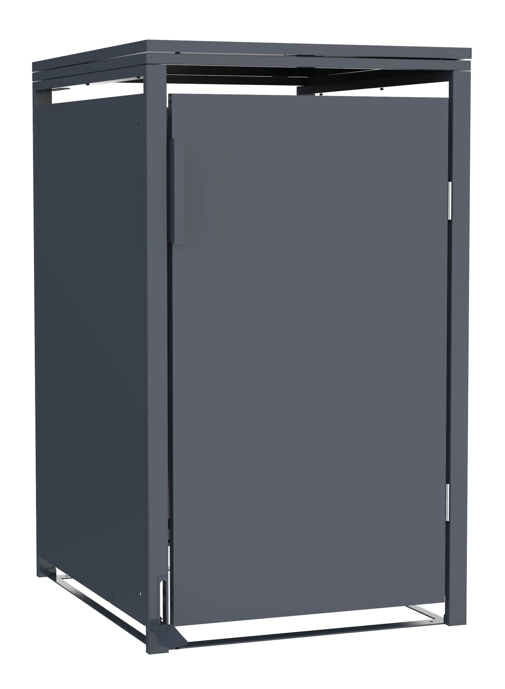 M&uuml;lltonnenbox Anthrazit f&uuml;r 1 M&uuml;lltonne 120L 240L 68x80x116cm Pedal Softclose 