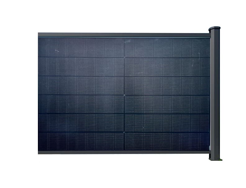 PV Zaun Classic horizontal 1837 mm x 1350 mm RAL7016 Erweiterung 