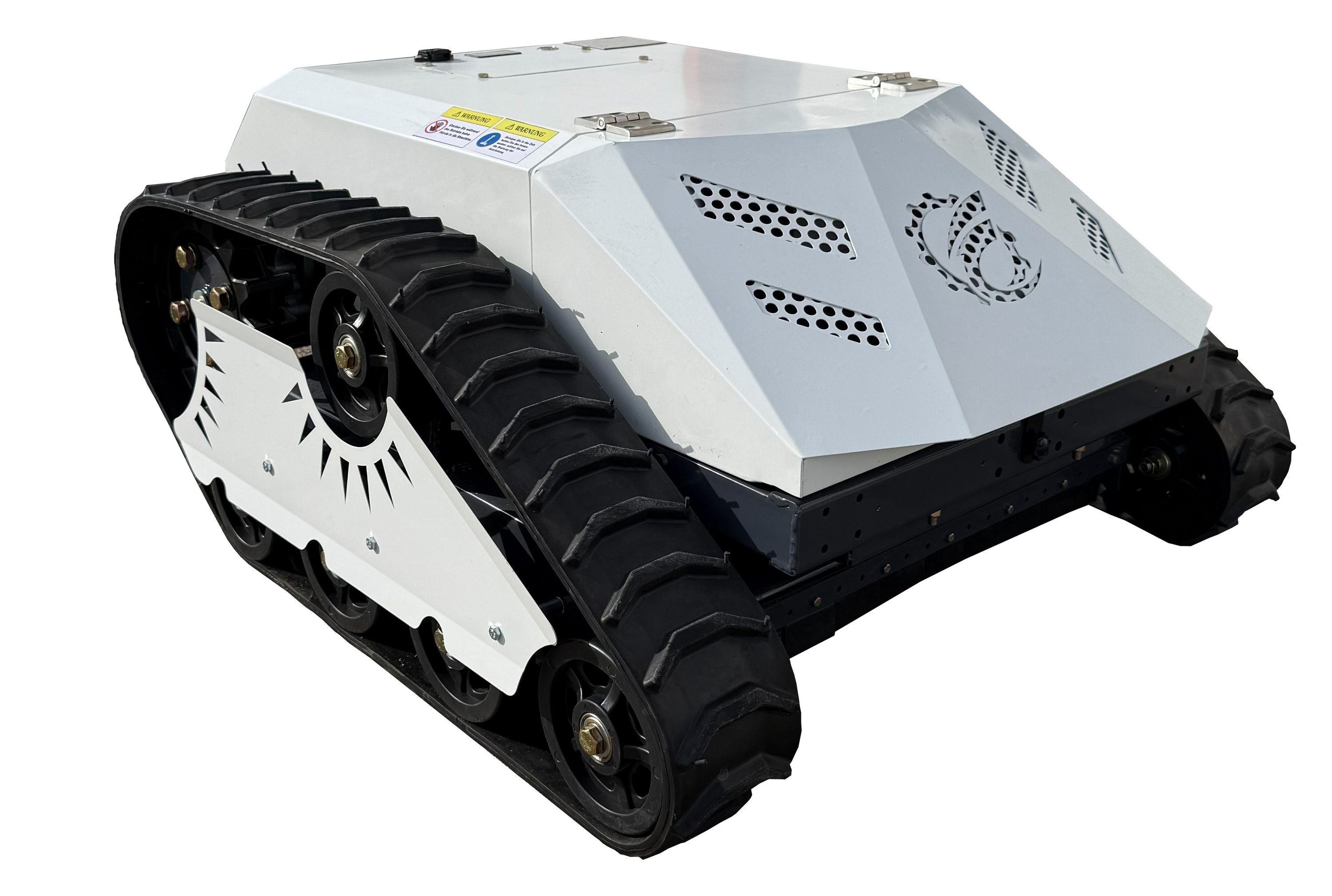 Ferngesteuerter Elektro Rasenm&auml;her CW-500E mit Kettenantrieb 