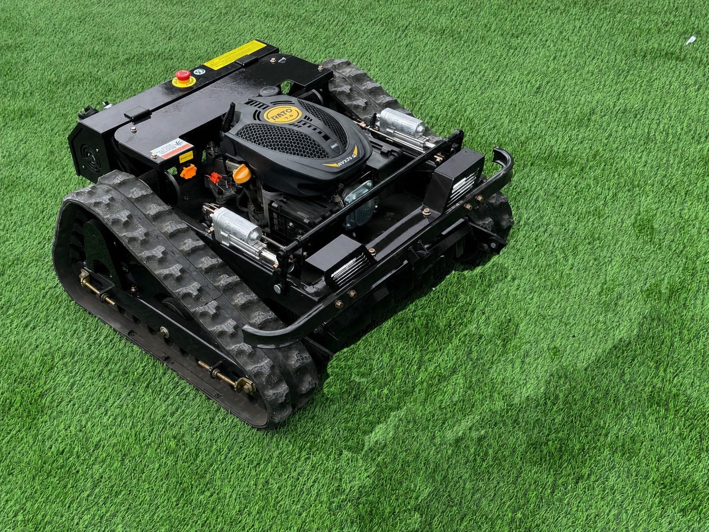 Ferngesteuerter Motor-Rasenm&auml;her CW-500 Schwarz B&ouml;schungsm&auml;her 