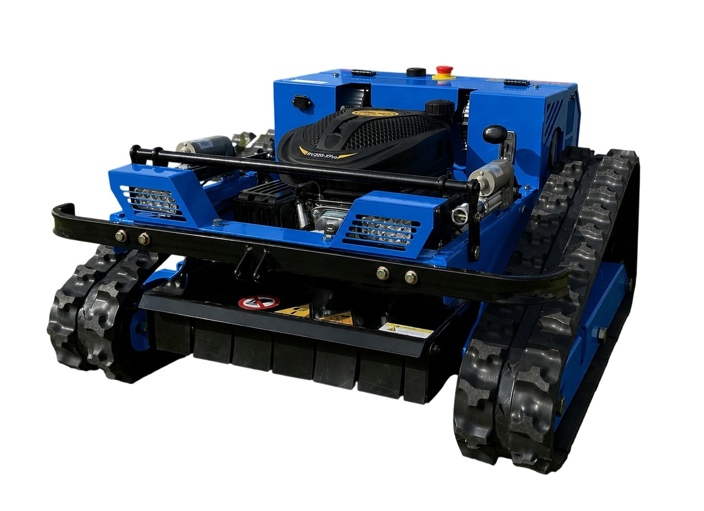 Ferngesteuerter Motor-Rasenm&auml;her CW-500 Plus Blau B&ouml;schungsm&auml;her 