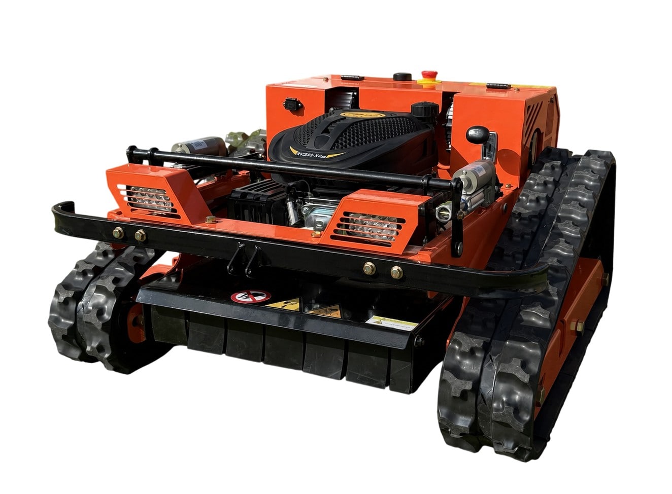 Ferngesteuerter Motor-Rasenm&auml;her CW-500 Plus Orange B&ouml;schungsm&auml;her 