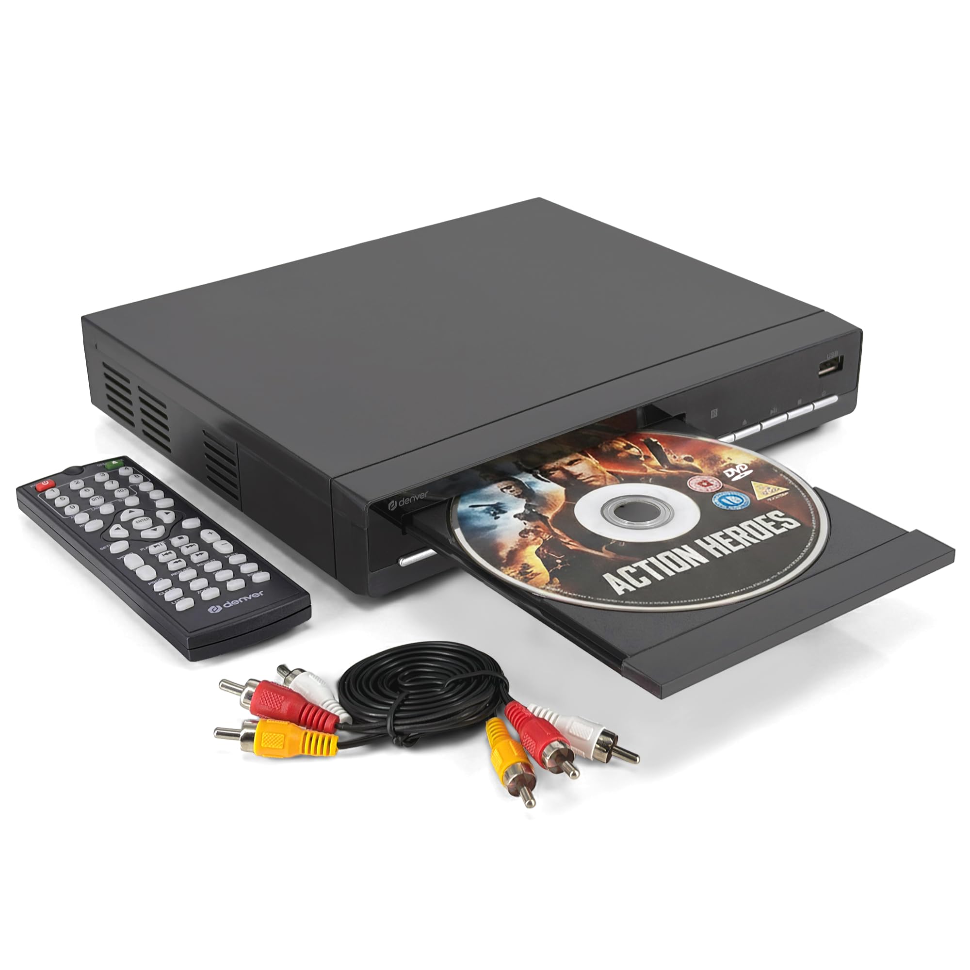 Denver DVH-7787MK3 DVD-Player mit HDMI, USB, Scart 