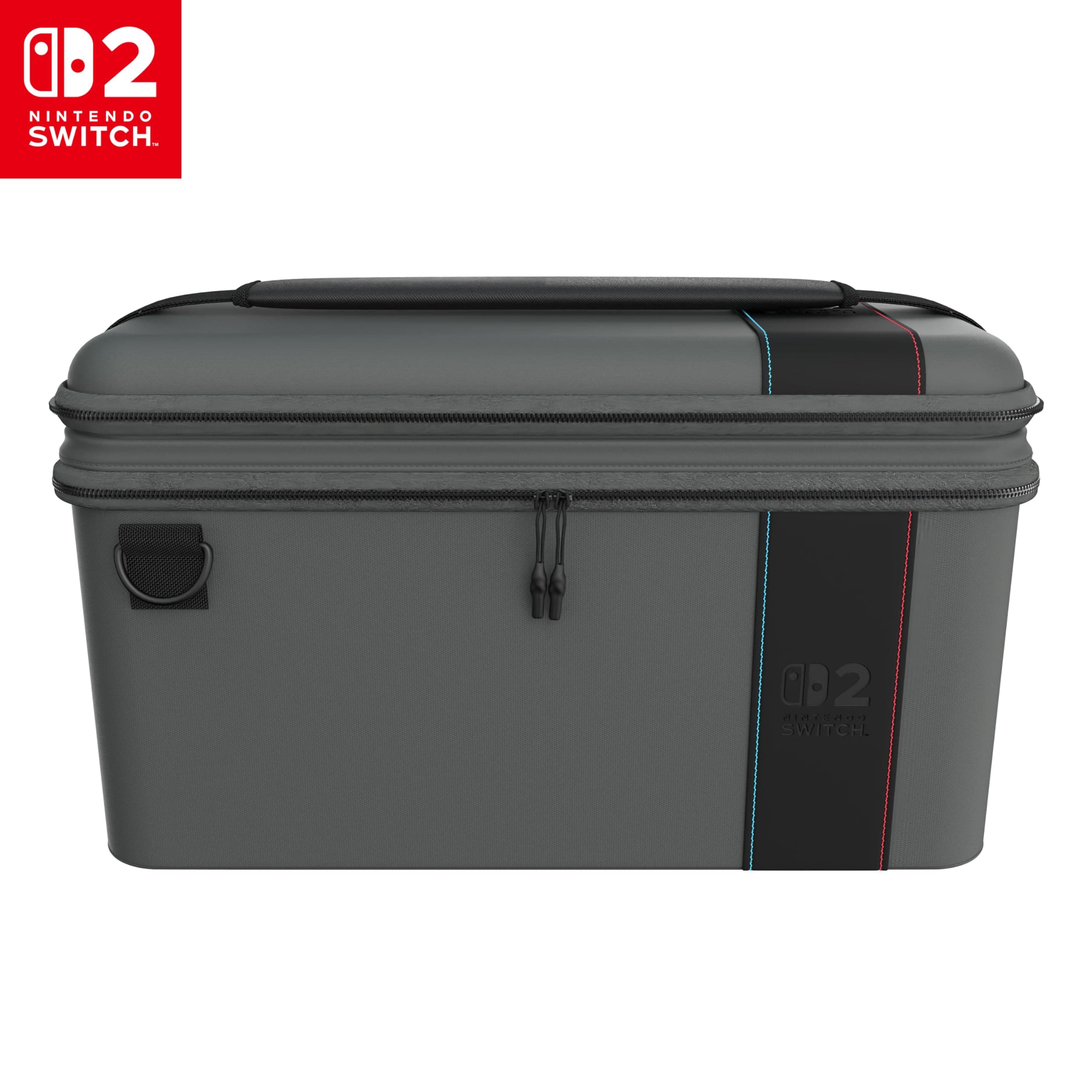 Turtle Beach PlayTrek 2-in-1-Etui f&uuml;r Nintendo Switch 2, Antrazit/Schwarz 
