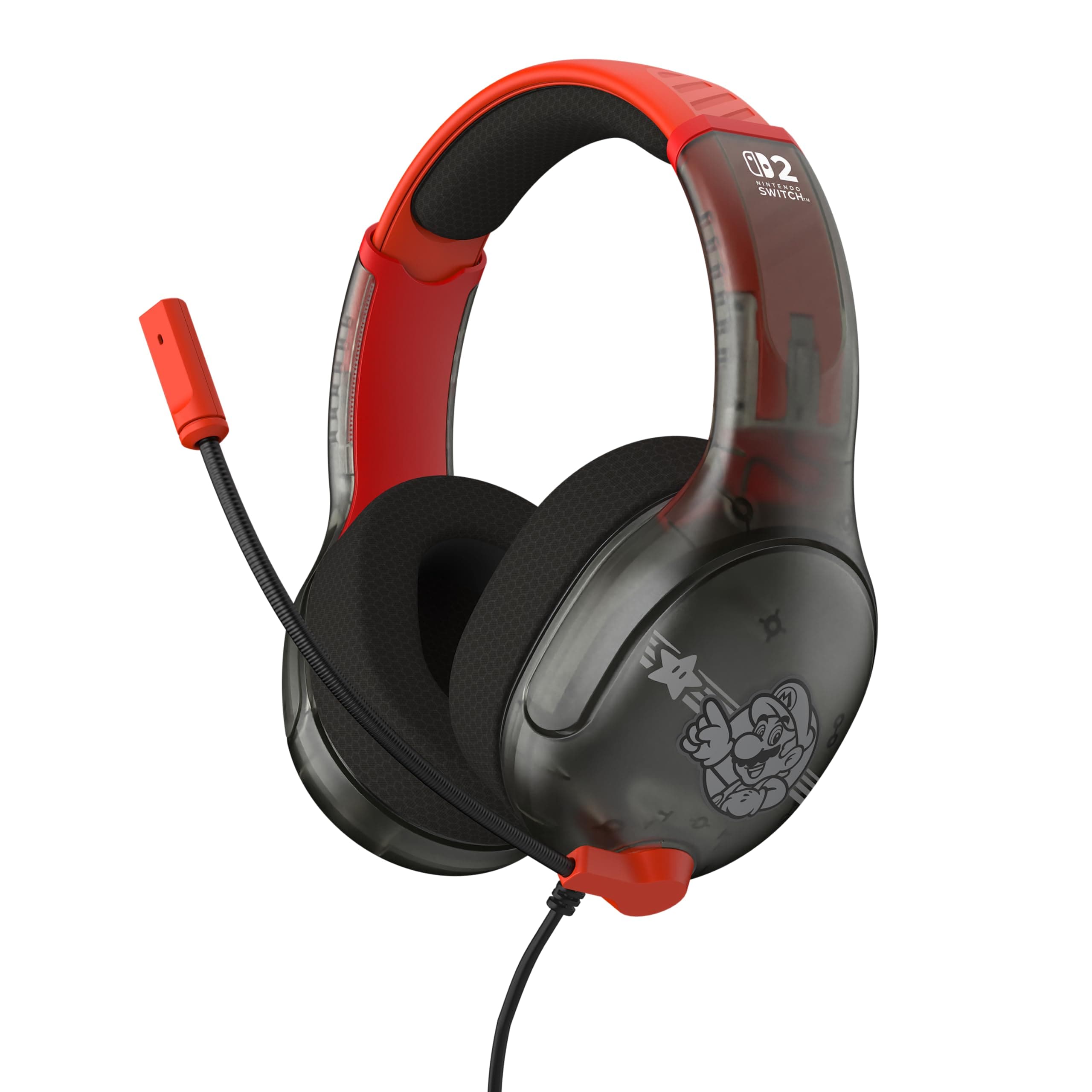 Turtle Beach Airlite Fit Kabelgebundenes Gaming-Headset f&uuml;r Nintendo Switch 2 - Mario Star 