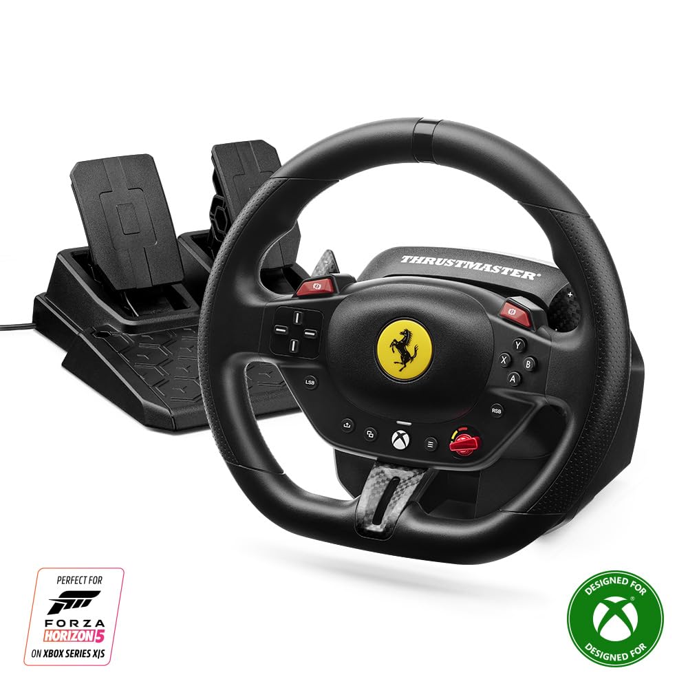 THRUSTMASTER T98X Ferrari 296GTS Gaming-Lenkrad (PC, Xbox Series X|S, Xbox One) 