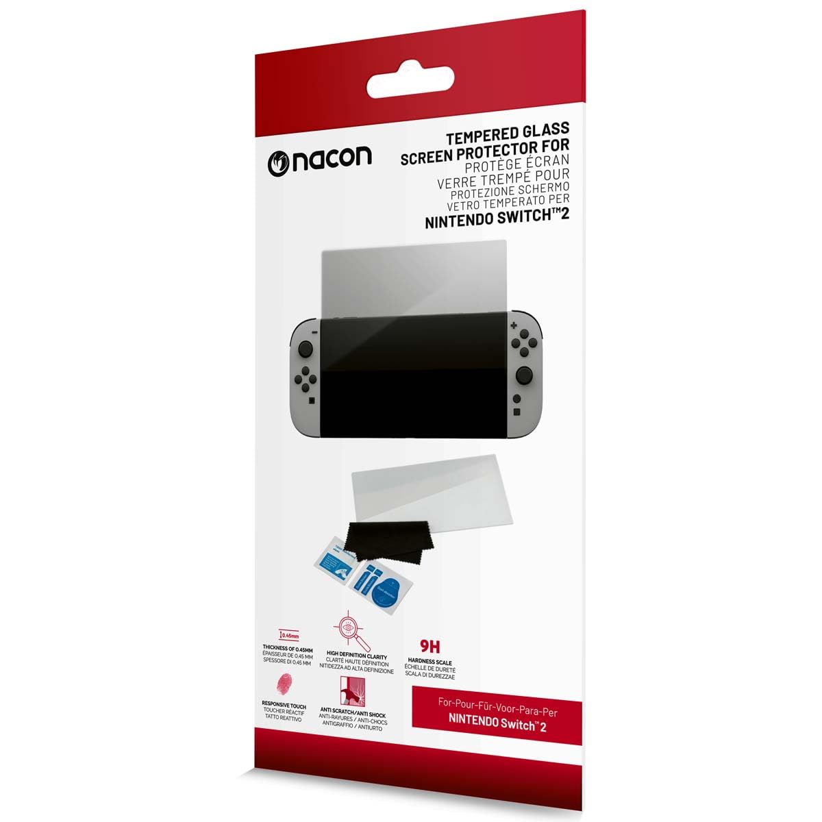 BIGBEN Nintendo Switch 2 Zubeh&ouml;r NS2 Tempered Glass 