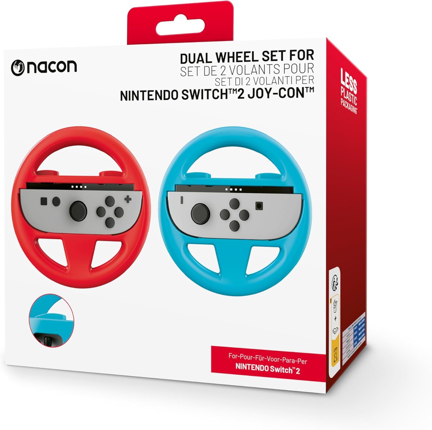 BIGBEN Set mit zwei Lenkr&auml;dern f&uuml;r Joy-Cons, der Nintendo Switch 2 Konsole (SET MIT ZWEI LENKR&Auml;DERN F&Uuml;R JOY-CONS&trade; DER NINTENDO SWITCH&trade;2-KONSOLE.) 