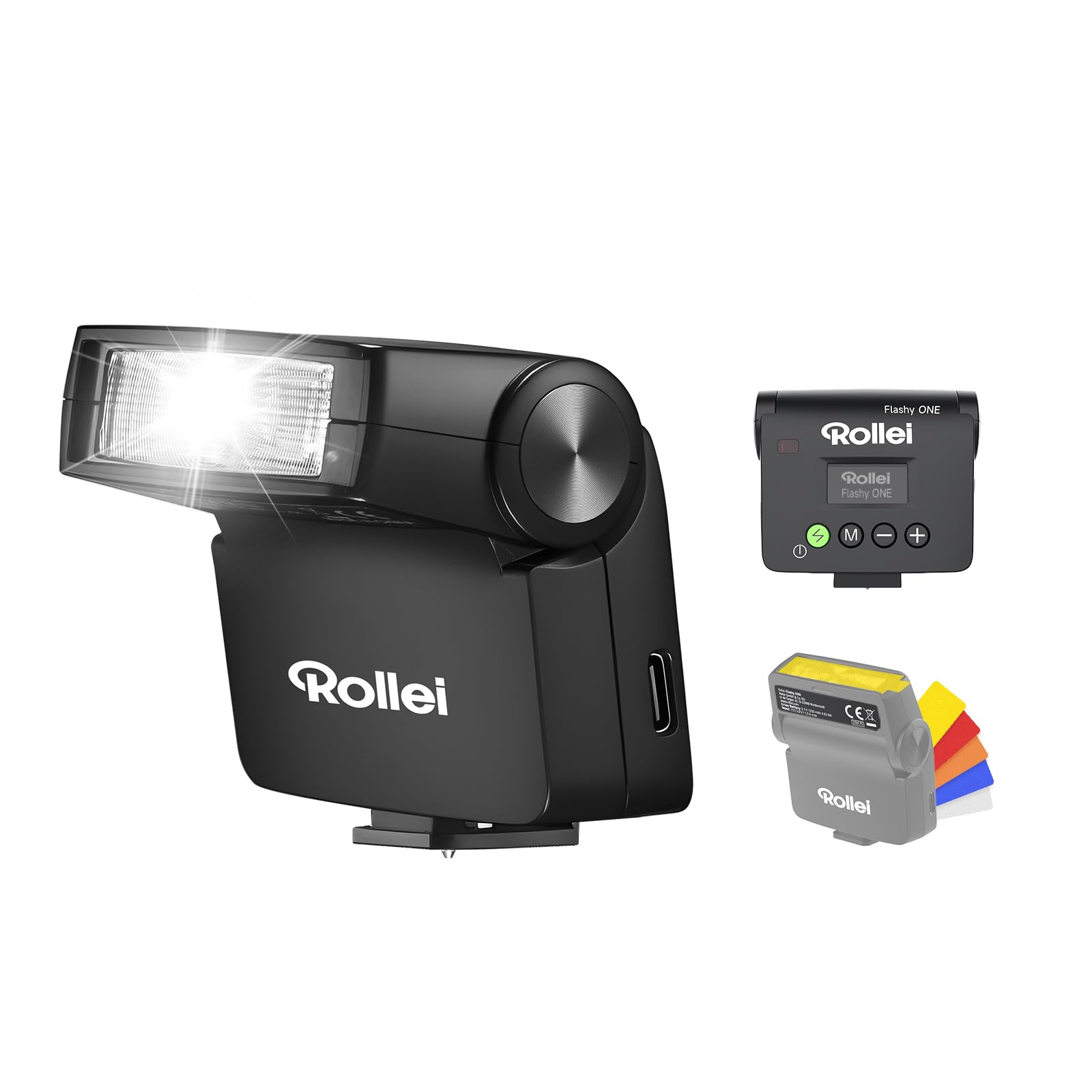 ROLLEI Flashy One Blitzger&auml;t (Standard-Hot-Shoe f&uuml;r alle g&auml;ngigen Kameras) 