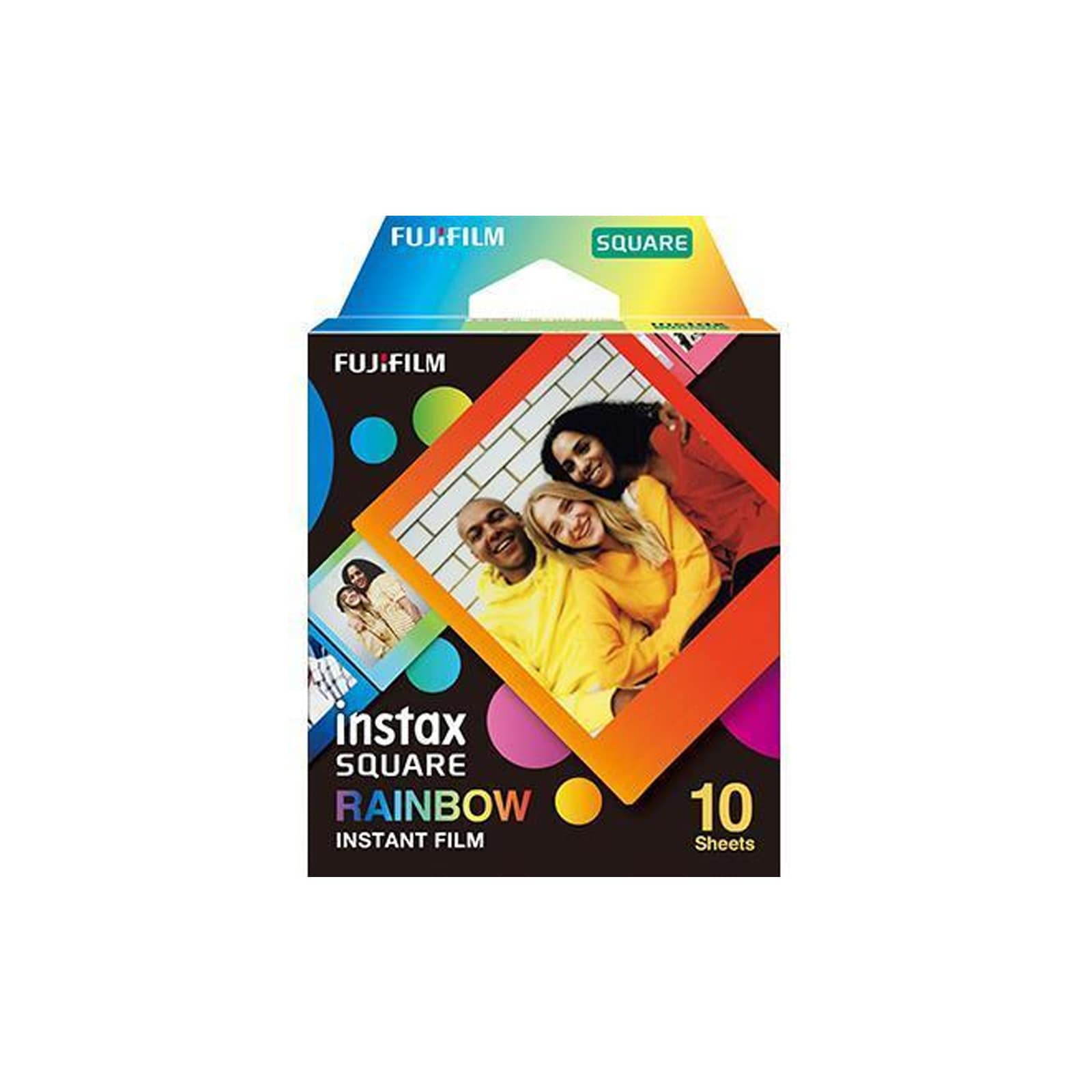 Fujifilm Instax Square Rainbow Sofortbildfilm 