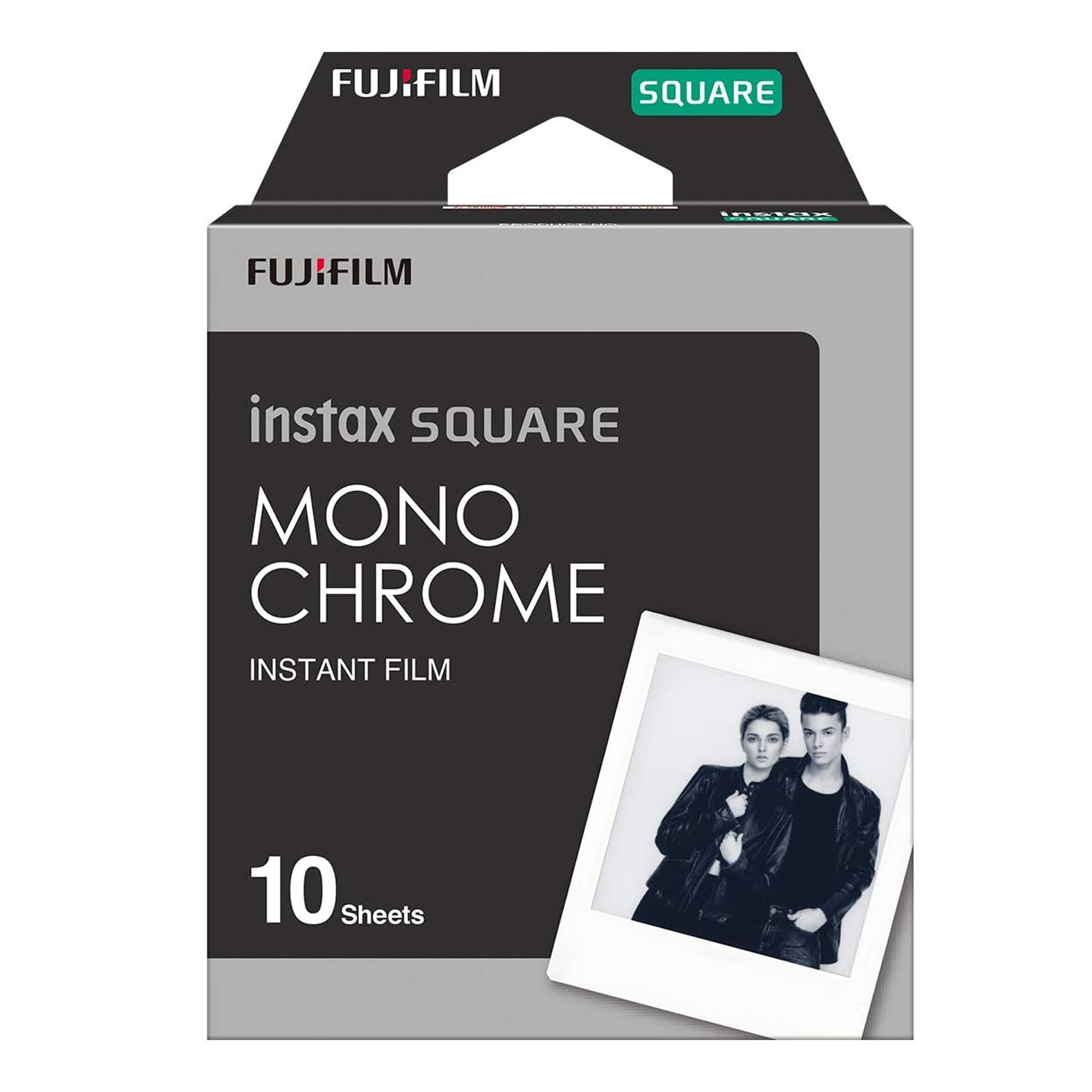 Fujifilm Instax Square Monochrome Sofortbildkamera Film 