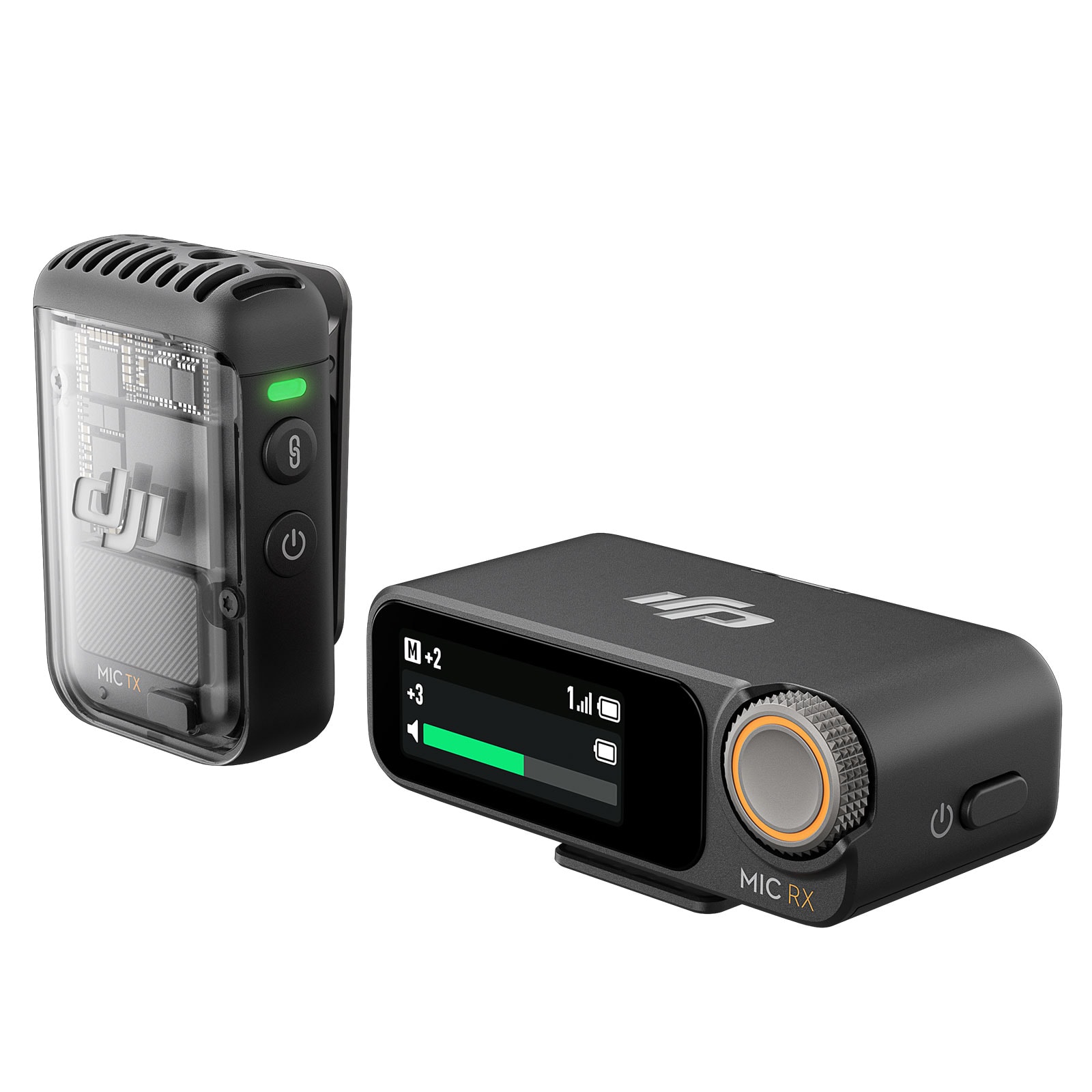 dji Mic 2 kabelloses Mikrofon (1 Sender + 1 Empf&auml;nger) 
