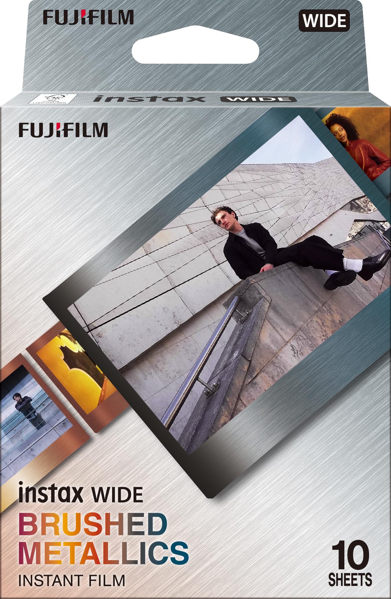 FUJIFILM instax WIDE Brushed Metal WW 1 Sofortbildkamera-Filme 