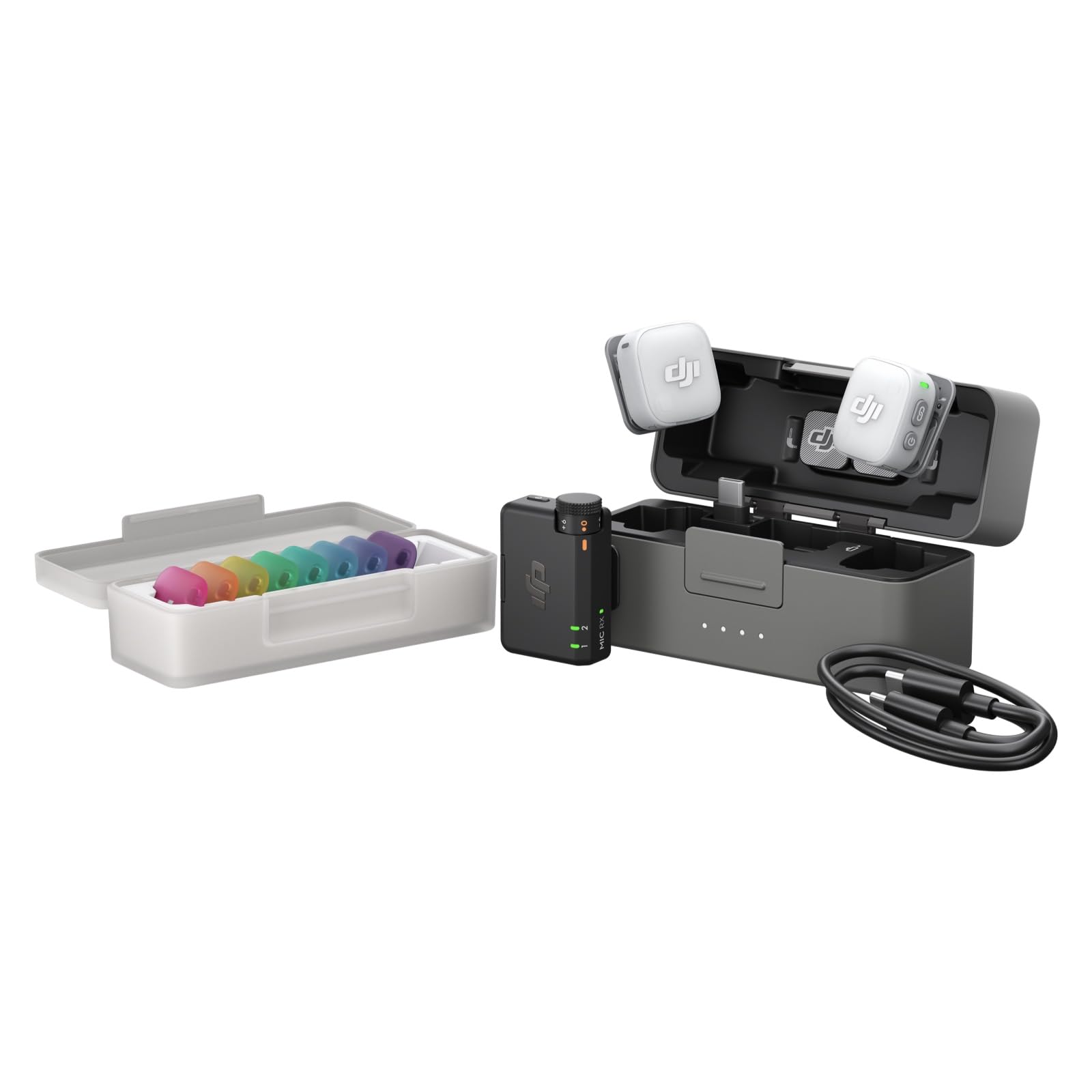 dji Mic Mini 2 (2 TX + 1 RX + Charging Case) Lavalier-Mikrofon 