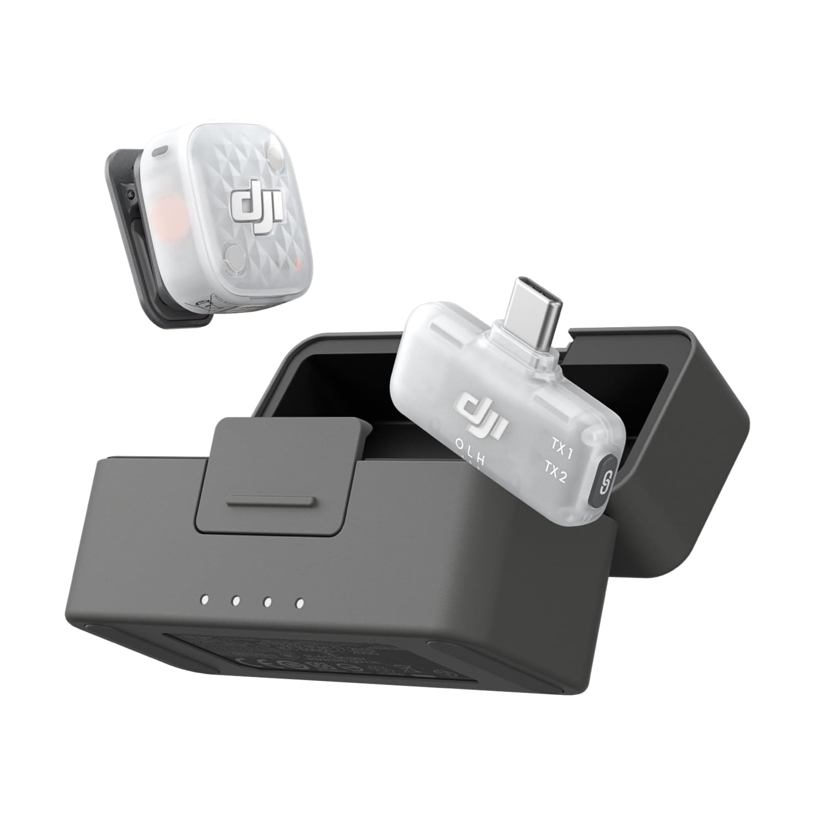 dji Mic Mini 2S (1 TX + 1 Mobile RX + Charging Case) Lavalier-Mikrofon 