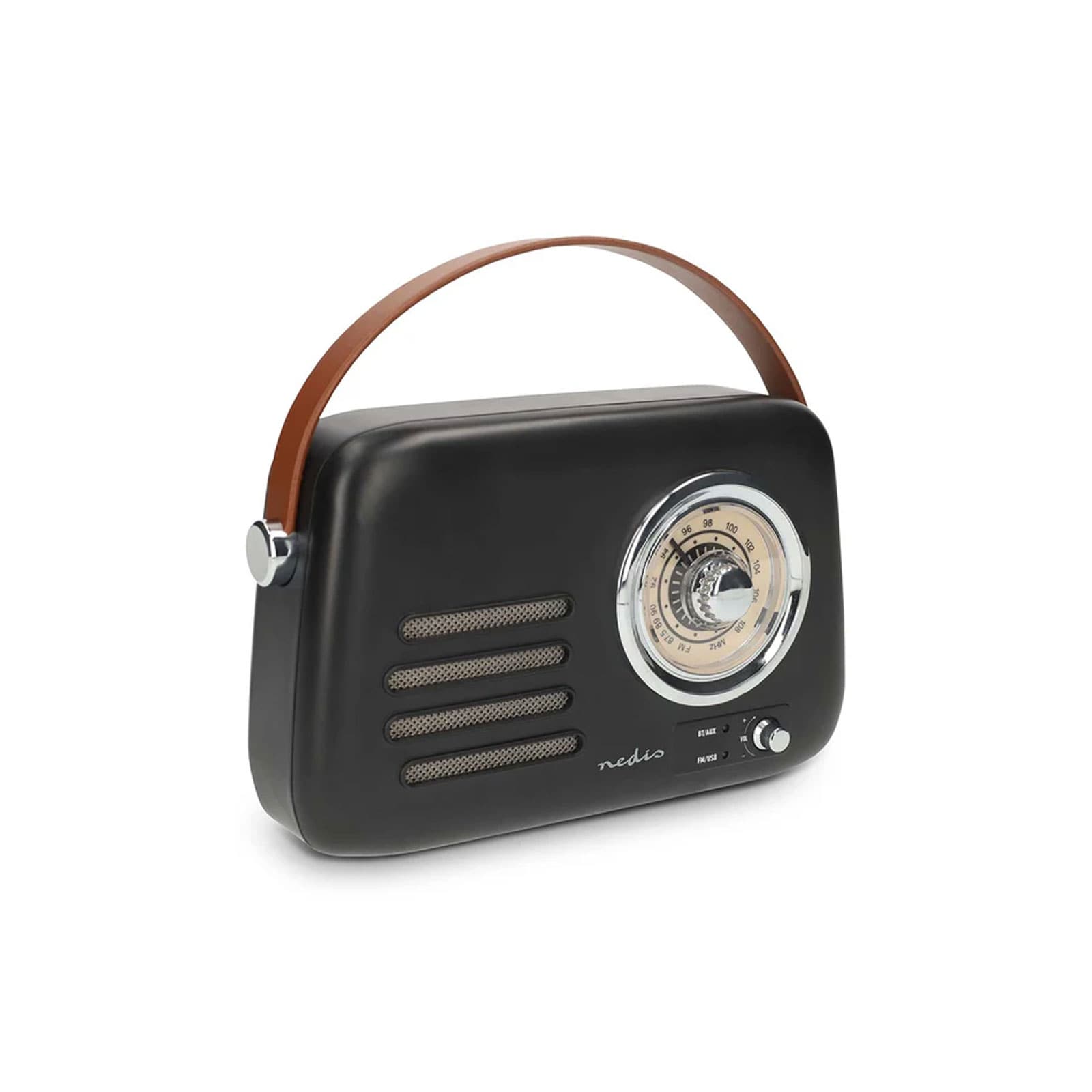 NEDIS FM Retro Radio RDFM2600BK schwarz 