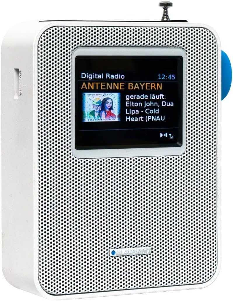 PDB 200 | Steckdosenradio mit Bluetooth und DAB+ | Wei&szlig; 