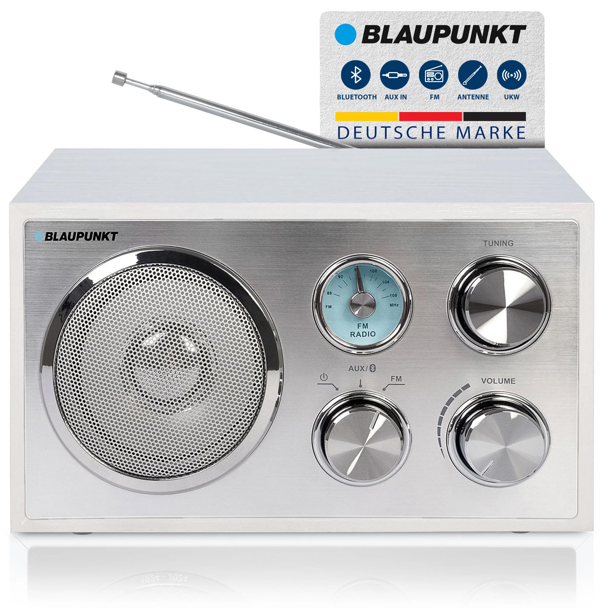 RXD 180 WH | Nostalgie Radio DAB+ | Wei&szlig; 