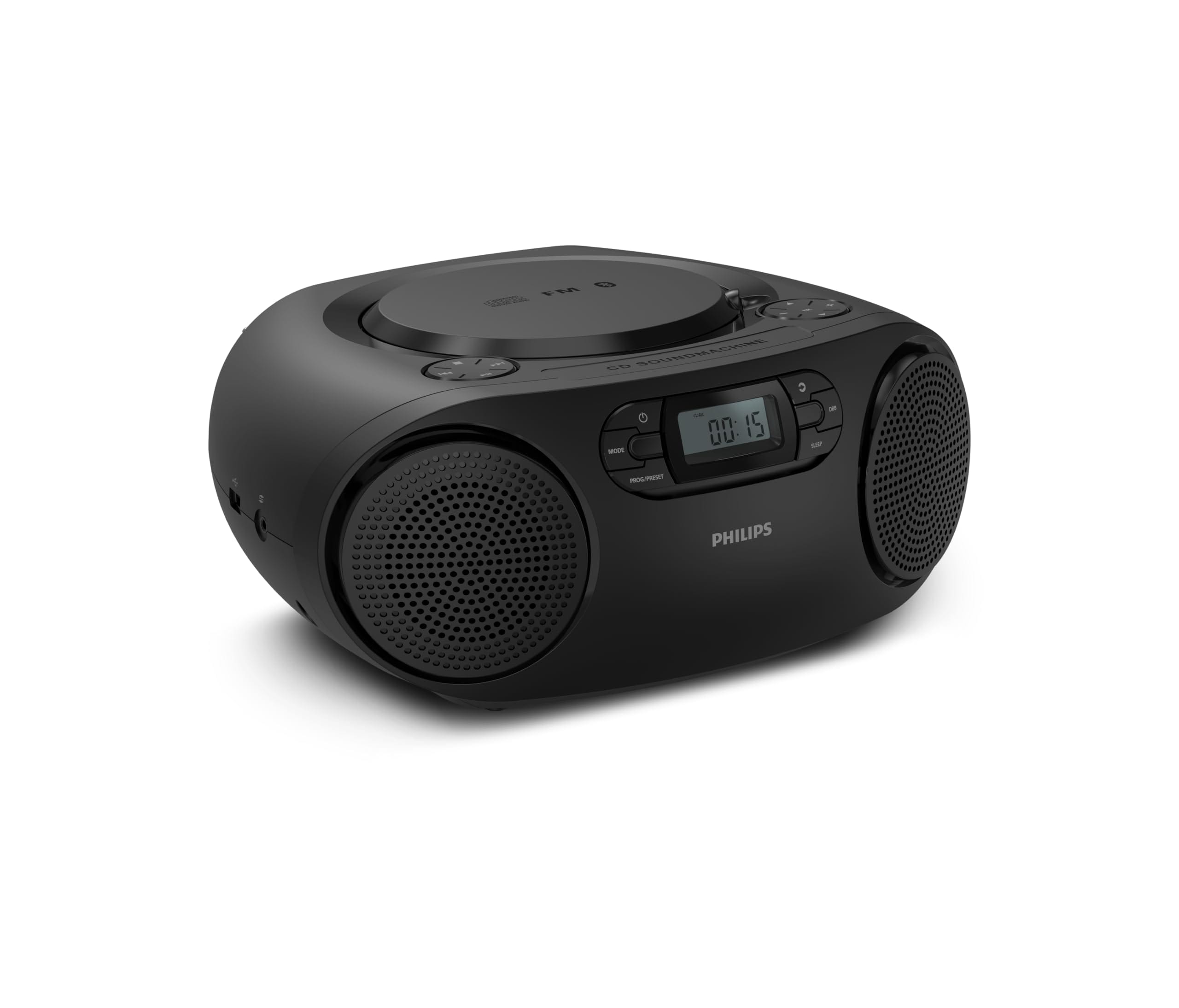 Philips TAZ2000B/10 Radiorekorder mit CD-Spieler (mit CD, Bluetooth, USB-A, UKW, Kassette, tragbar) 