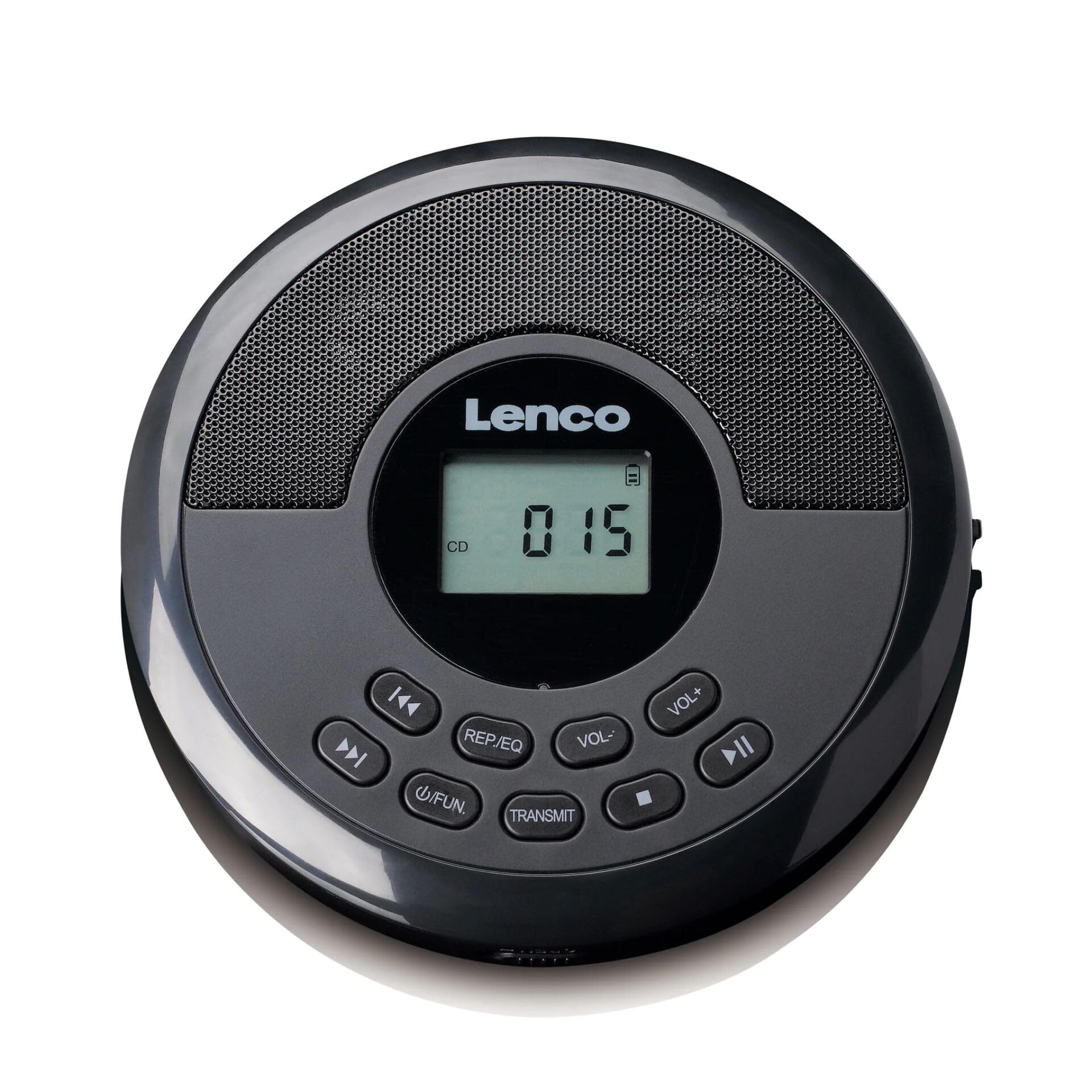 LENCO CD-340BK schwarz Tragbarer CD/MP3-Player (Bluetooth, eingebaute Lautsprecher) 