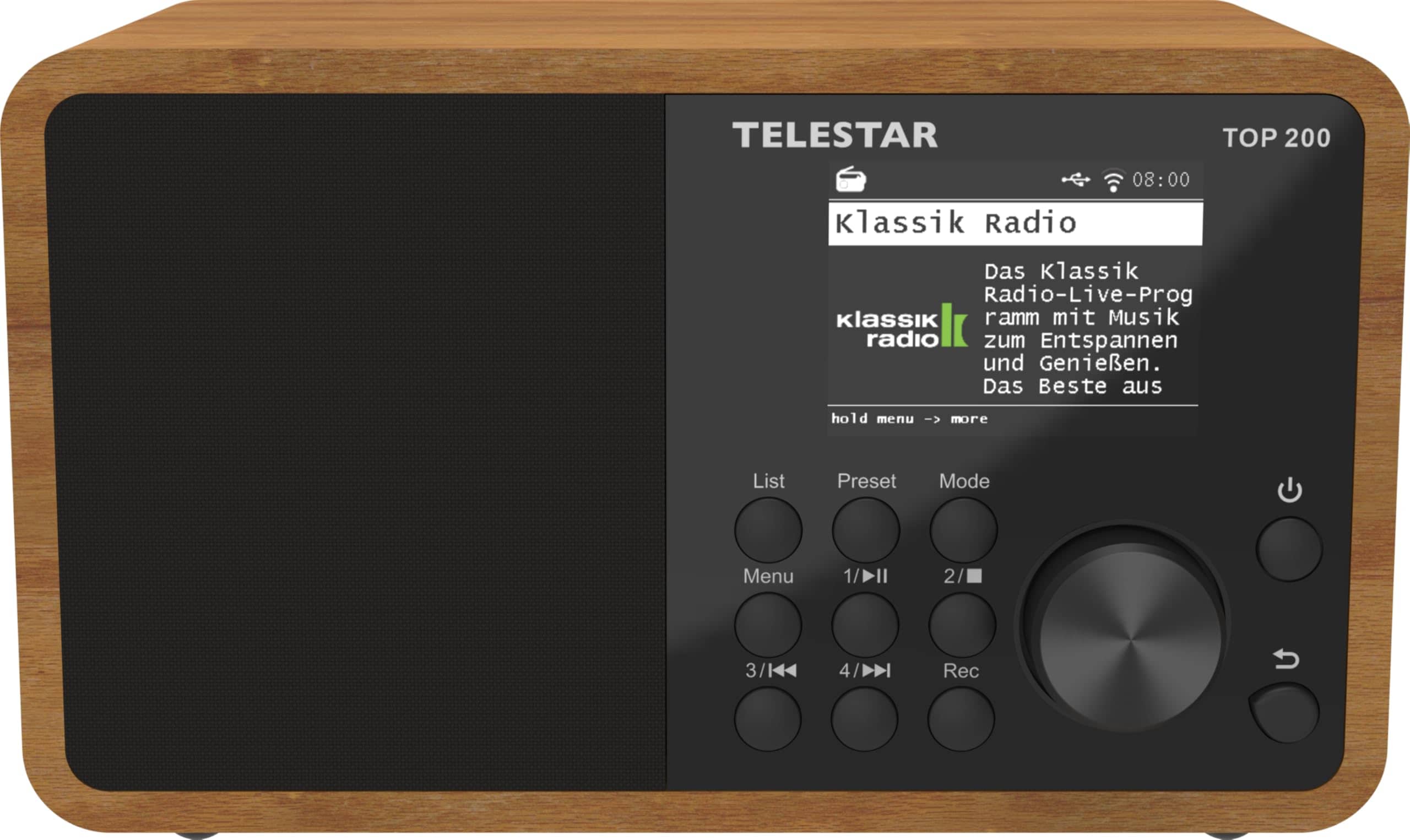 TELESTAR DAB+ Internetradio TOP 200 Holz 