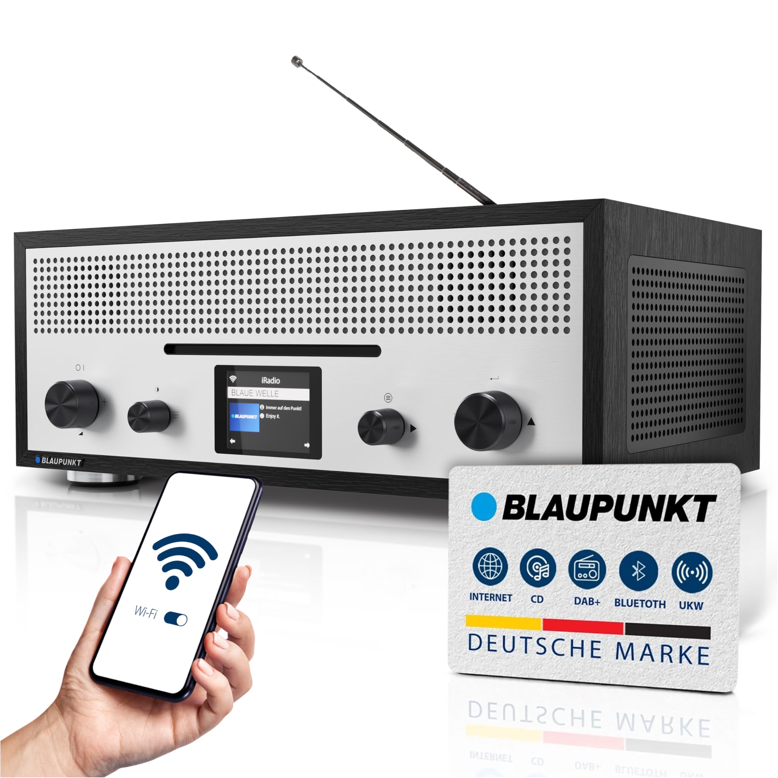 MILANO | RXD 1900 | CD-Internetradio | Schwarz 