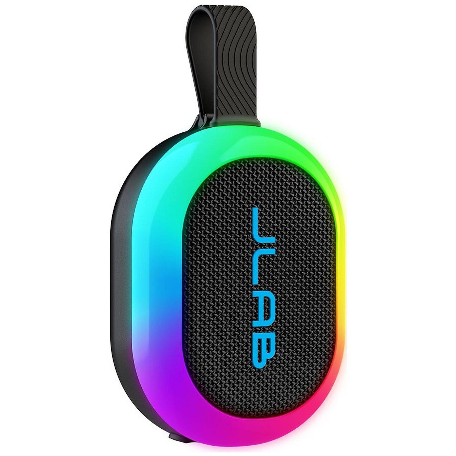 JLab Pop Party Speaker (RGB-Beleuchtung, IP55-Wasserdichtigkeit, USB-C, Bluetooth, 5 Watt) 