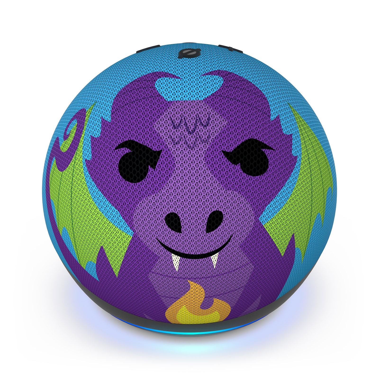 Amazon Alexa Echo Dot Kids (5.Gen) Drachen Design Smarter Lautsprecher 