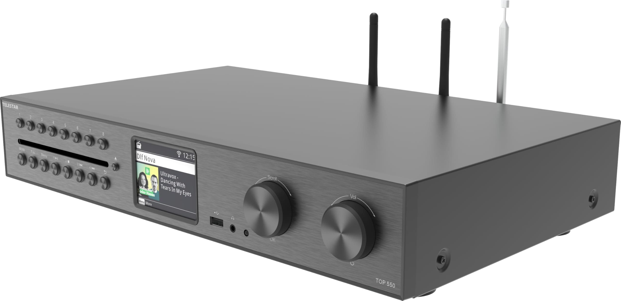 TELESTAR TOP 550 HiFi-All-in-One-System schwarz 