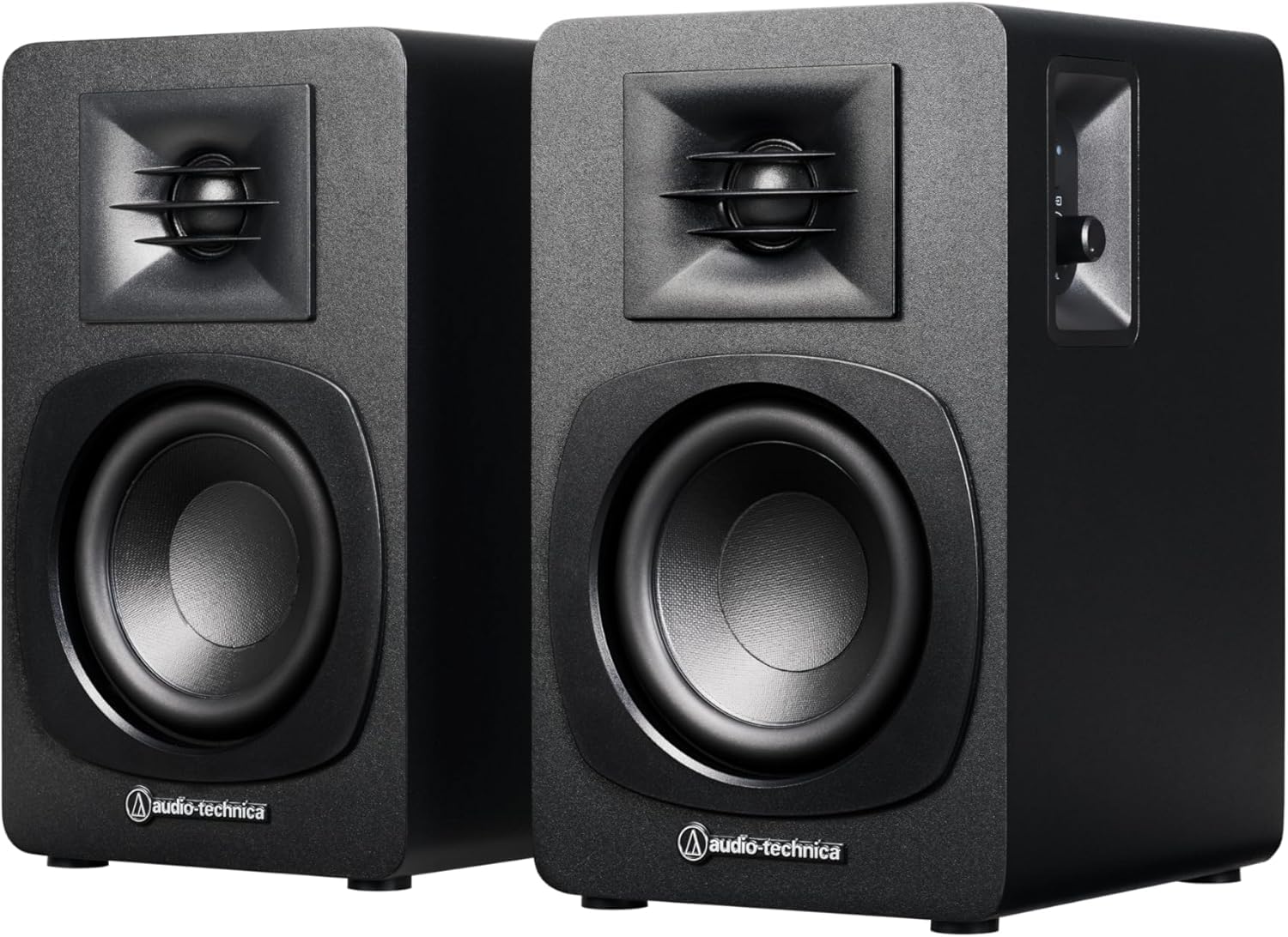 Audio-Technica AT-SP3X Kompaktlautsprecher schwarz (Paar) (2-Wege, aktiv, Bluetooth) 