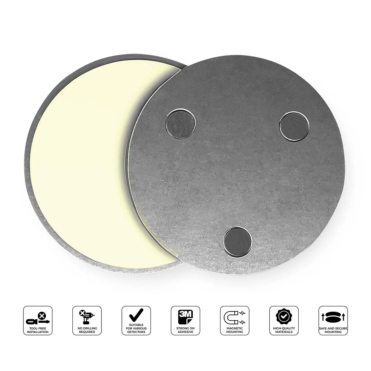 Alecto SMK10 Magnetischer Montagesatz f&uuml;r Rauch- und Kohlenmonoxidmelder 