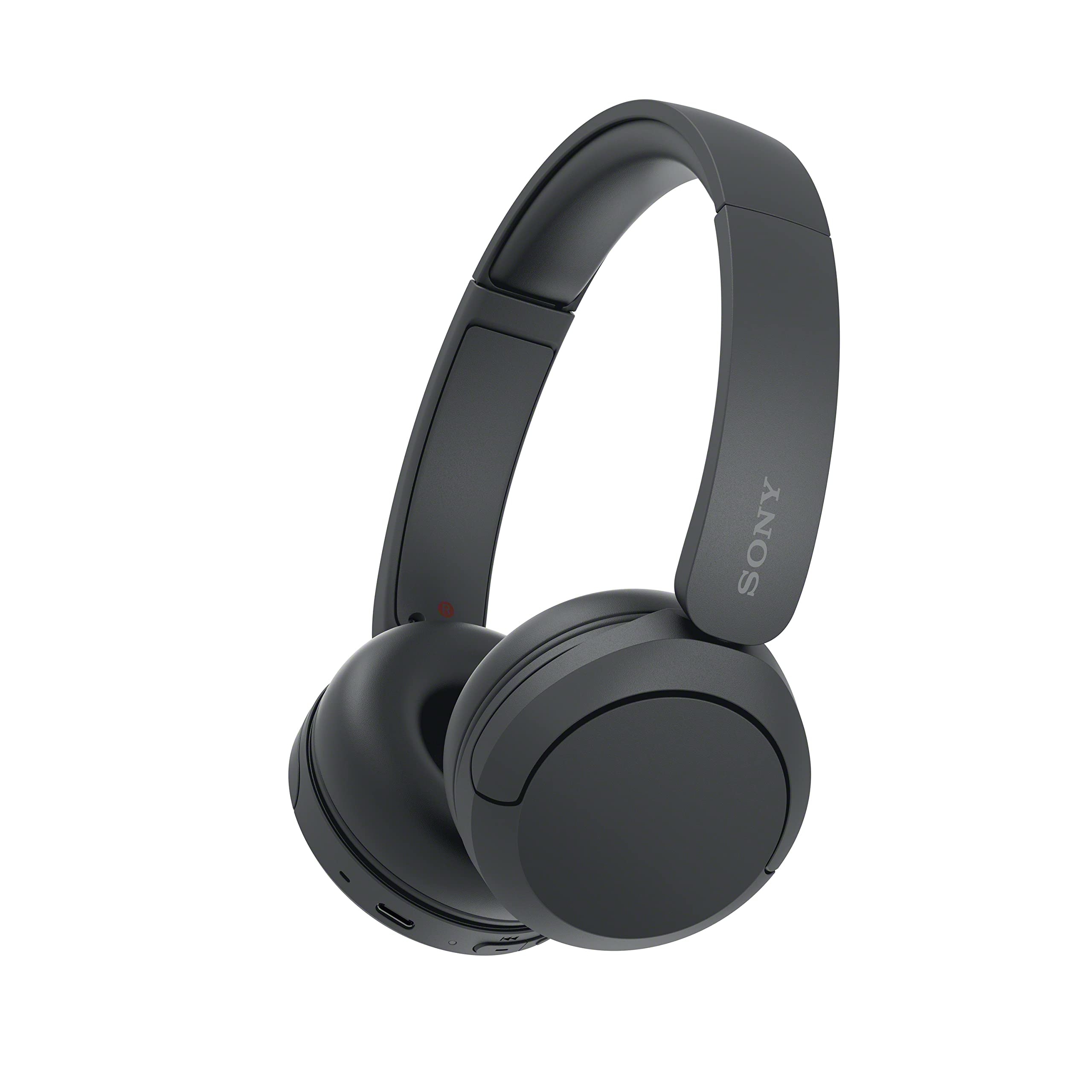Sony WH-CH520 Schwarz On-Ear Kopfh&ouml;rer (Connect App, bis zu 50h Wiedergabezeit, 3 Minuten Schnellladen, Bluetooth, Mikrofon, Mehrfachkopplung) 