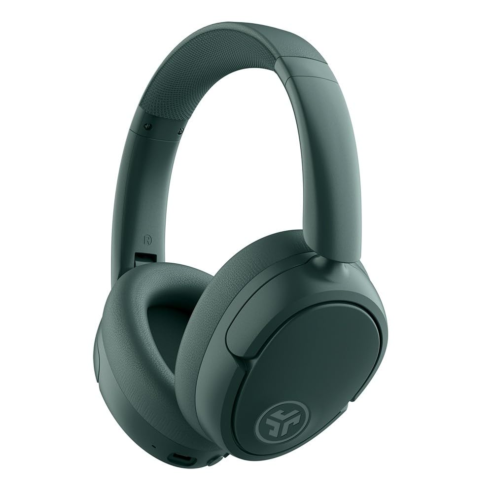 JLab JBuds LUX ANC salbei Over-Ear Kopfh&ouml;rer (Headset-Funktion, Bluetooth-Multipoint, kabellos, 235 g, noise cancelling, faltbar, JLab-App, Google Fast Pair) 