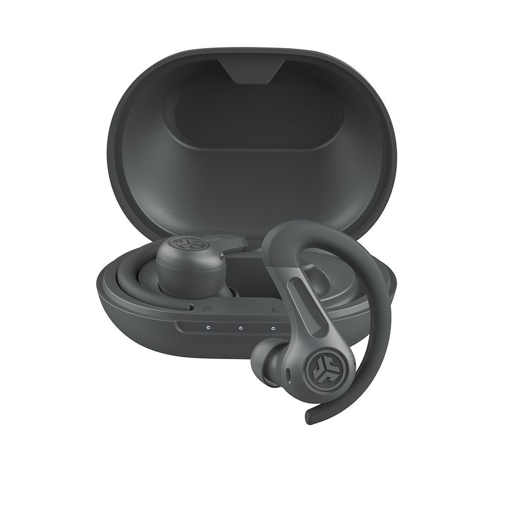 JLab JBuds Sport ANC TWS graphit In-Ear Kopfh&ouml;rer (Headset-Funktion, Bluetooth,kabellos,noise cancelling) 