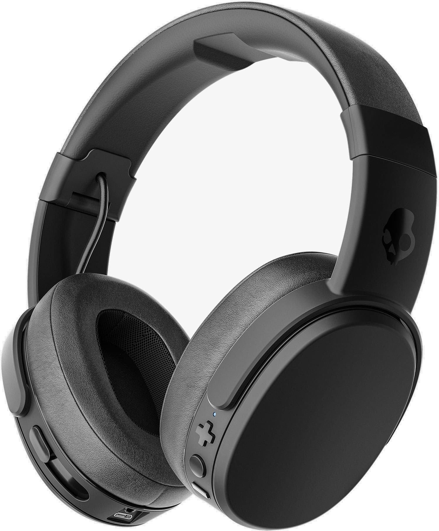 Skullcandy Crusher schwarz Over-Ear Kopfh&ouml;rer (Headset-Funktion, Bluetooth, kabellos, USB-C, 3,5 mm Klinke) 