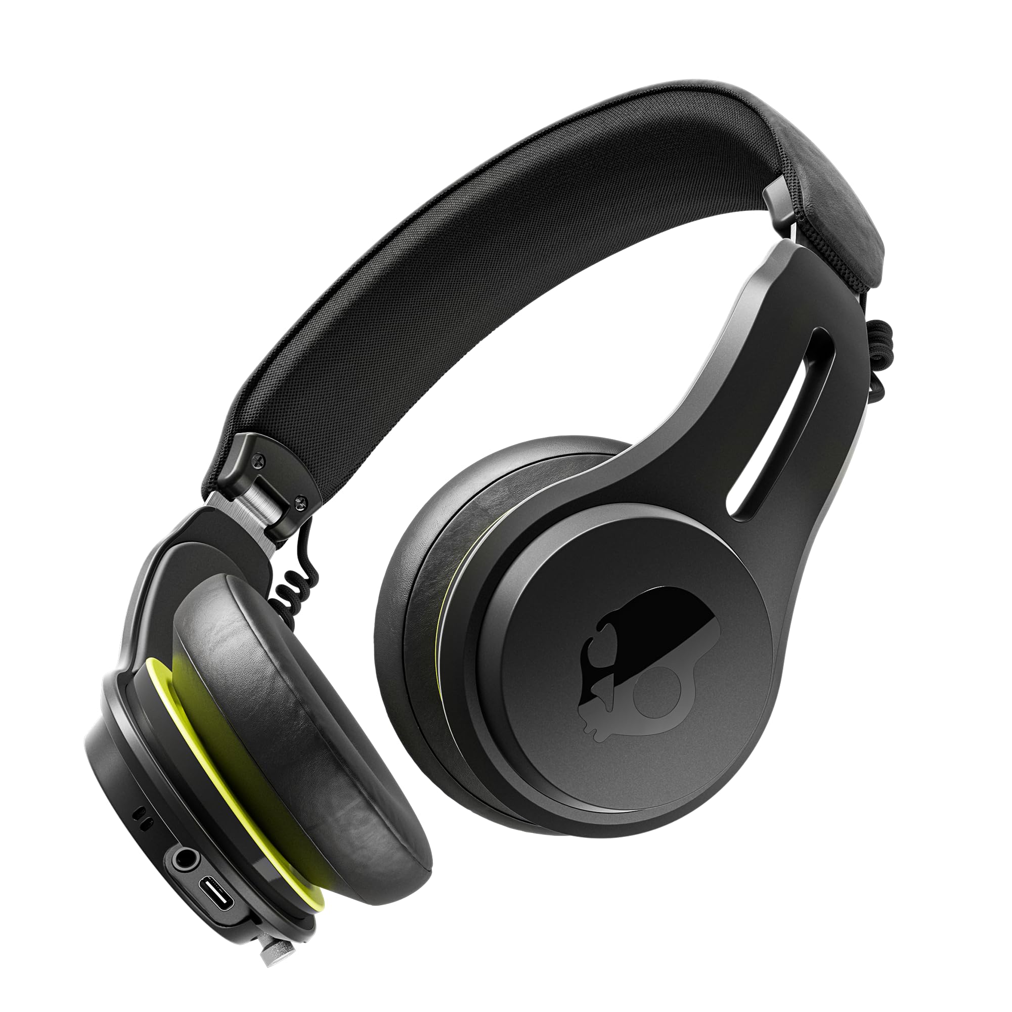 Skullcandy ICON ANC schwarz On-Ear Kopfh&ouml;rer (Kabellos, Bluetooth, USB-C, Noise Cancelling (ANC), 3,5 mm Klinke) 