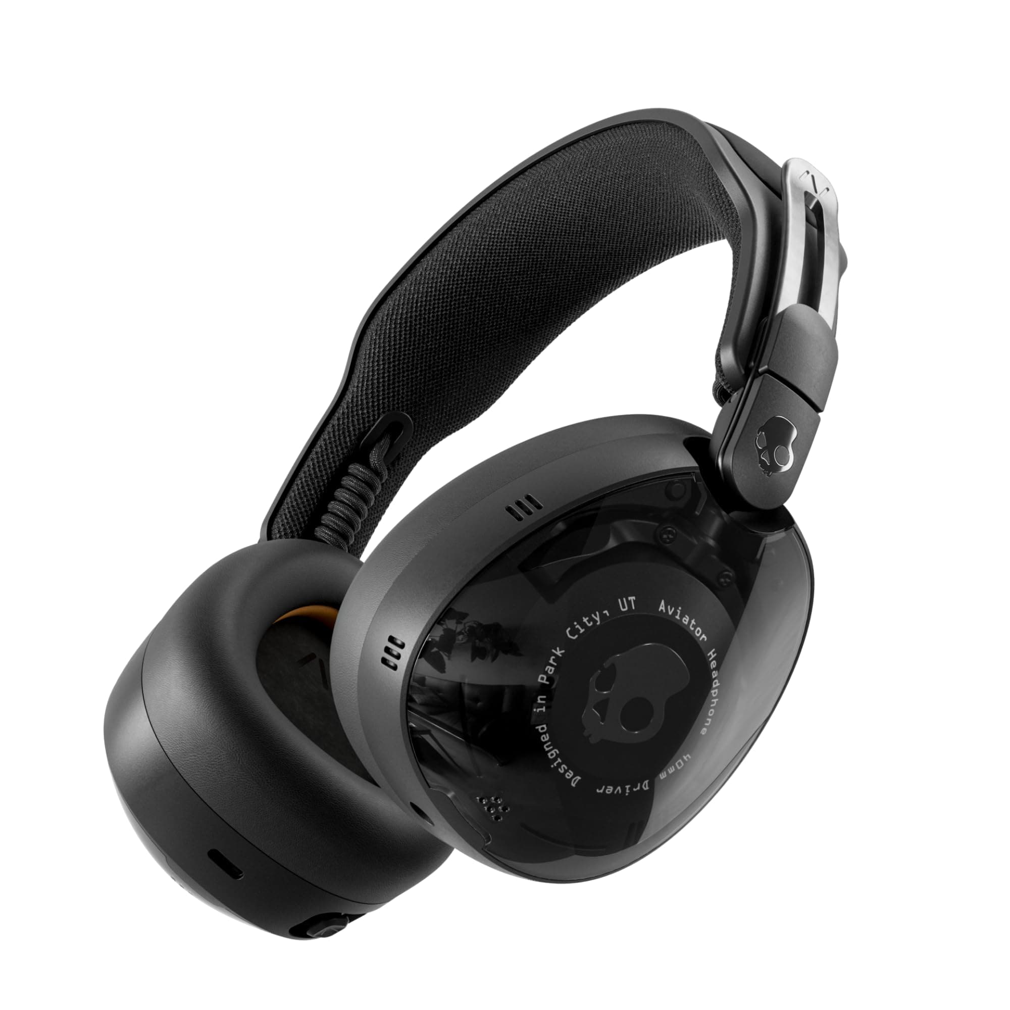 Skullcandy Aviator 900 ANC schwarz Over-Ear Kopfh&ouml;rer (Headset-Funktion, Bluetooth, 3,5-mm-Aux-Kabel, USB-C, Spotify Tap, Stay-Aware-Modus) 