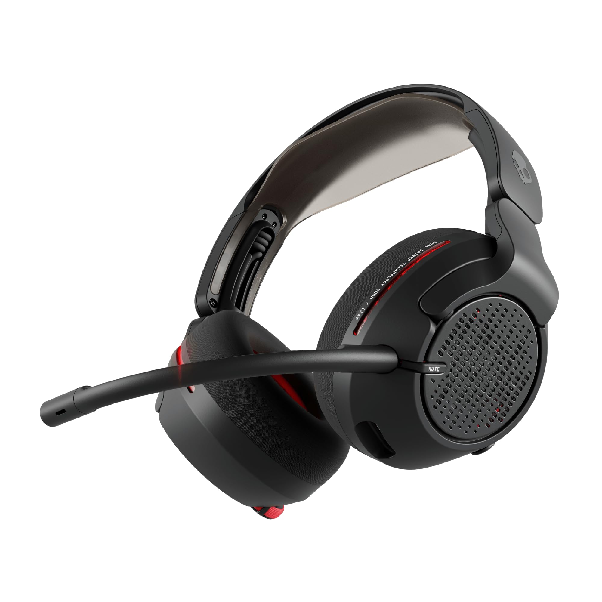 Skullcandy CRUSHER PLYR 720 schwarz Gaming-Headset (Headset-Funktion, Bluetooth, kabellos, USB-C, 3,5 mm Klinke) 