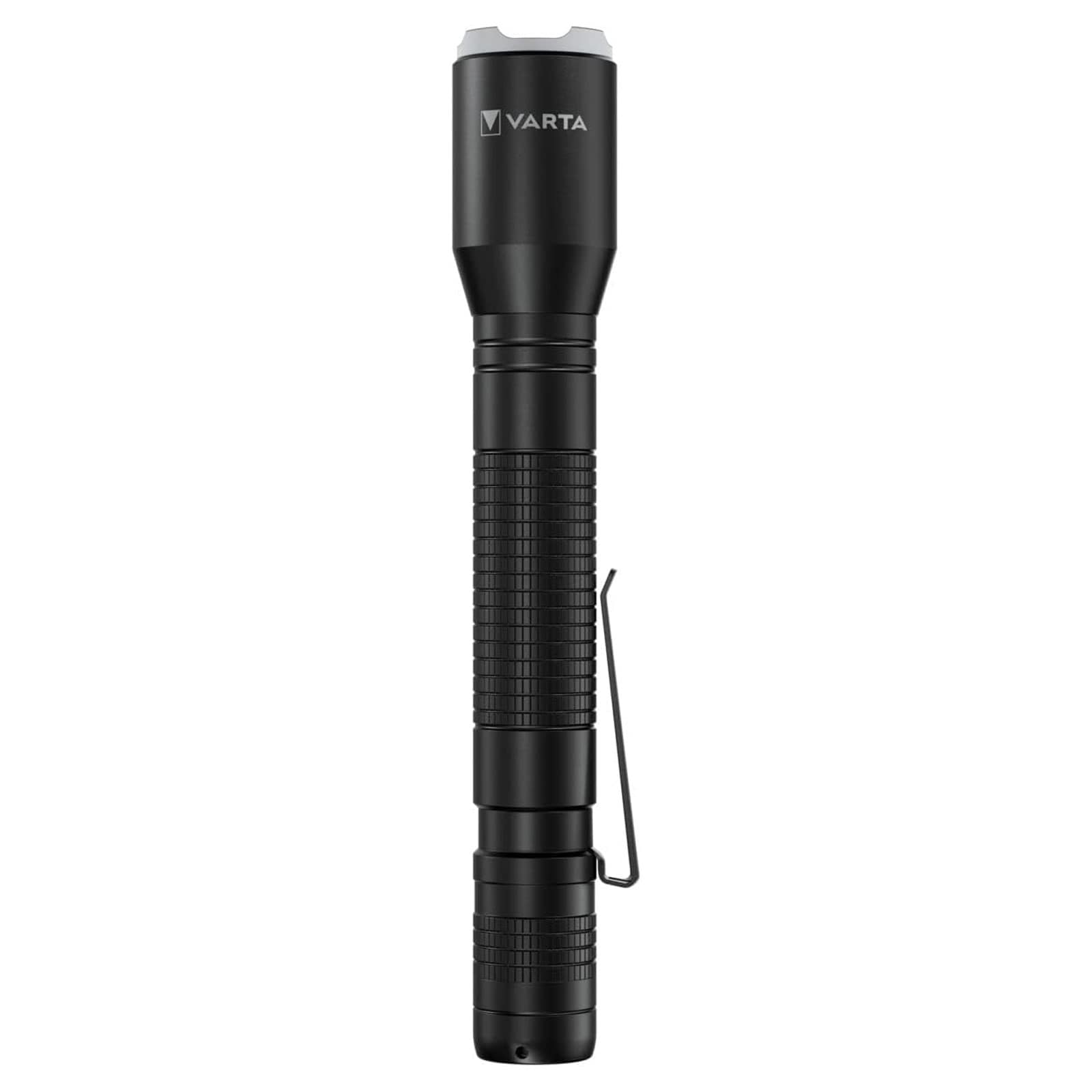VARTA Aluminium Light F20 Pro Taschenlampe (sto&szlig;fest, LED, 2 x Longlife Power AA) 