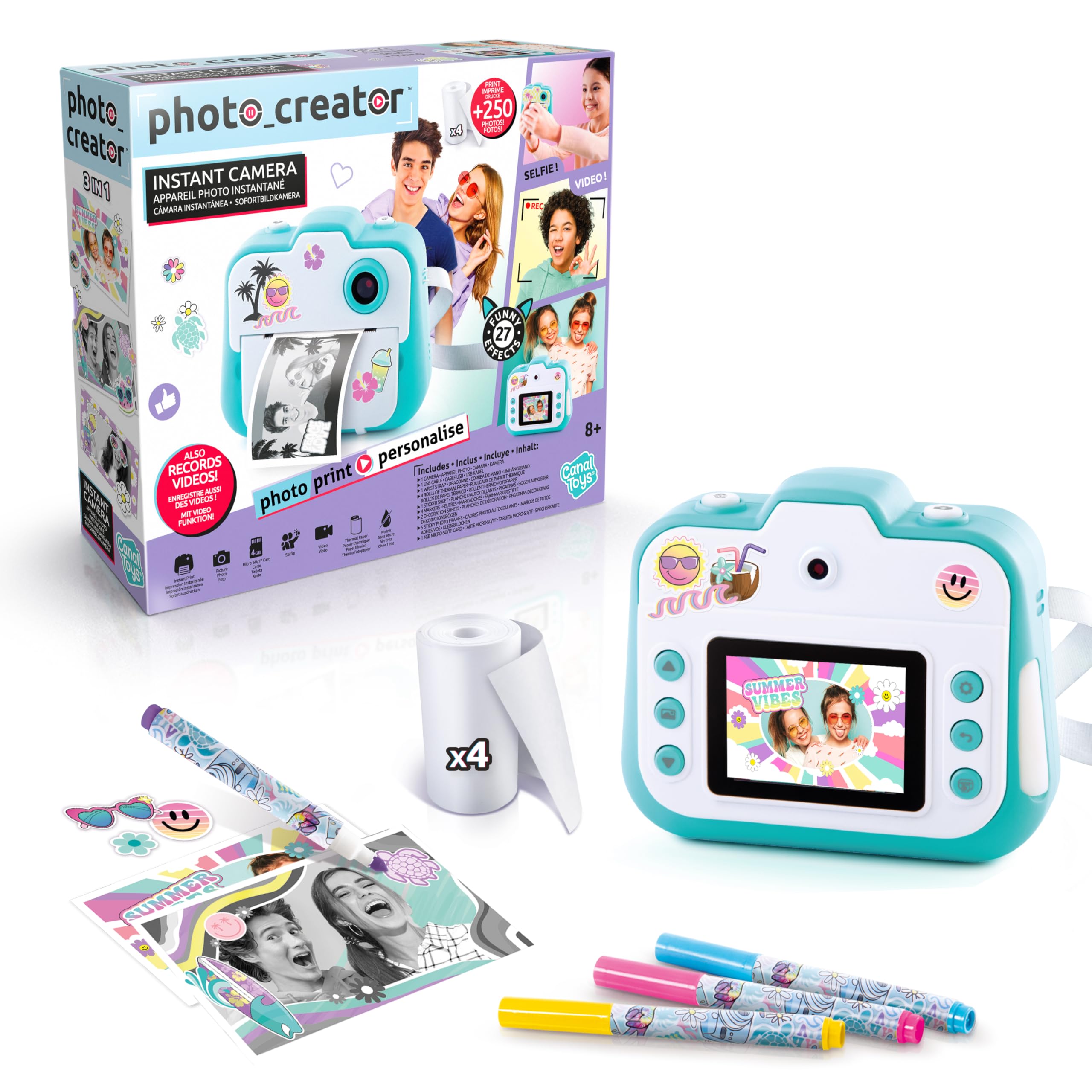 Instant Camera incl. SD Card 